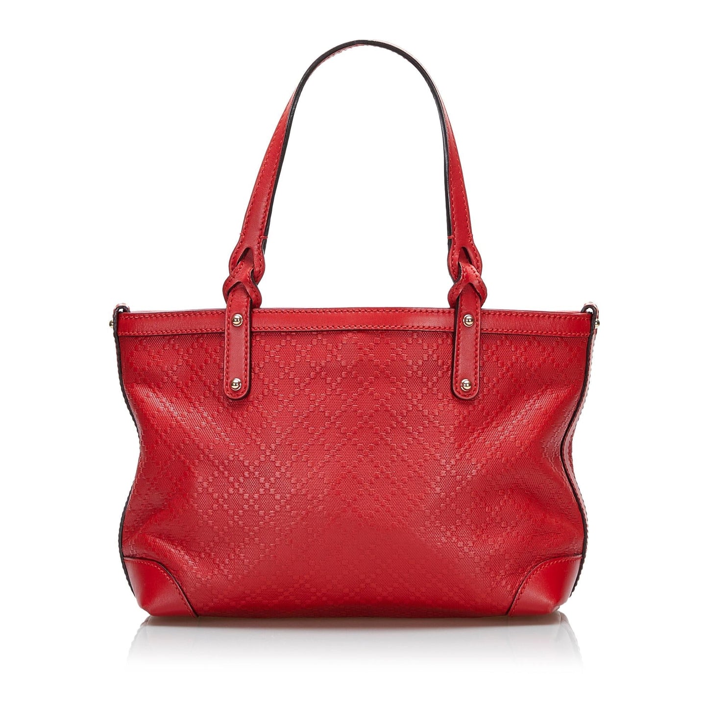 Gucci Diamante Craft SHG-gMEgAe Calf Red Tote Bag