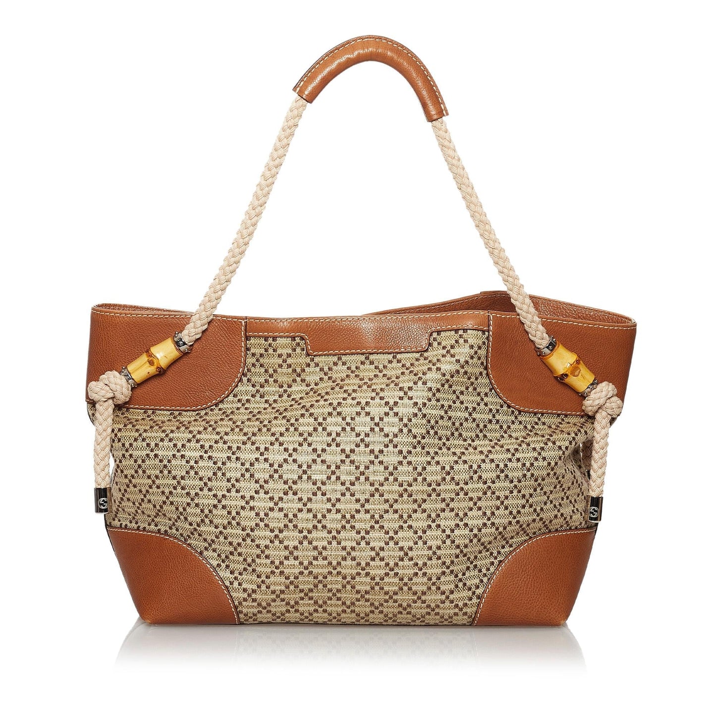 Gucci Diamante Maui SHG Canvas Brown Tote Bag