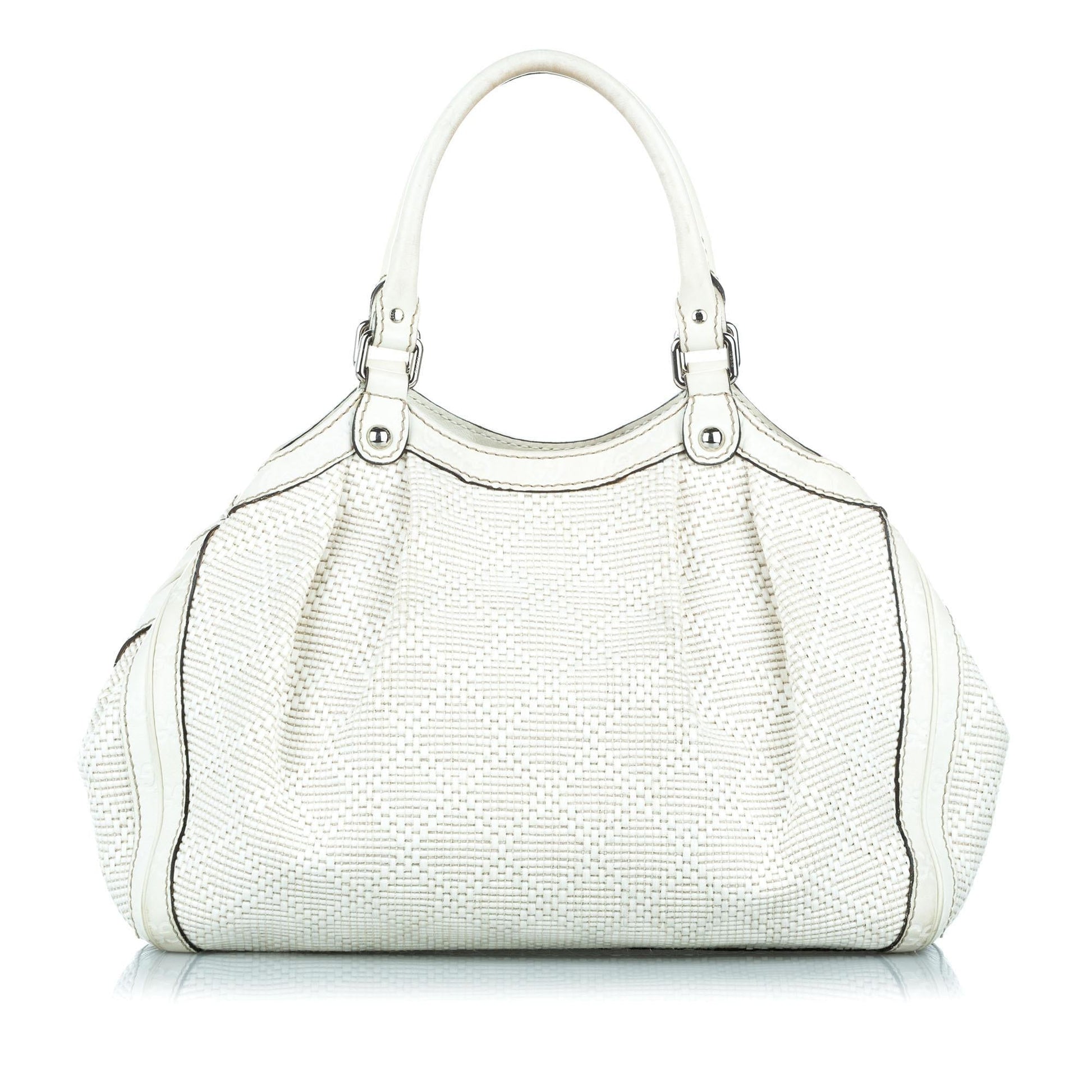 Gucci Diamante Sukey SHG Canvas Calf Brown Shoulder Bag