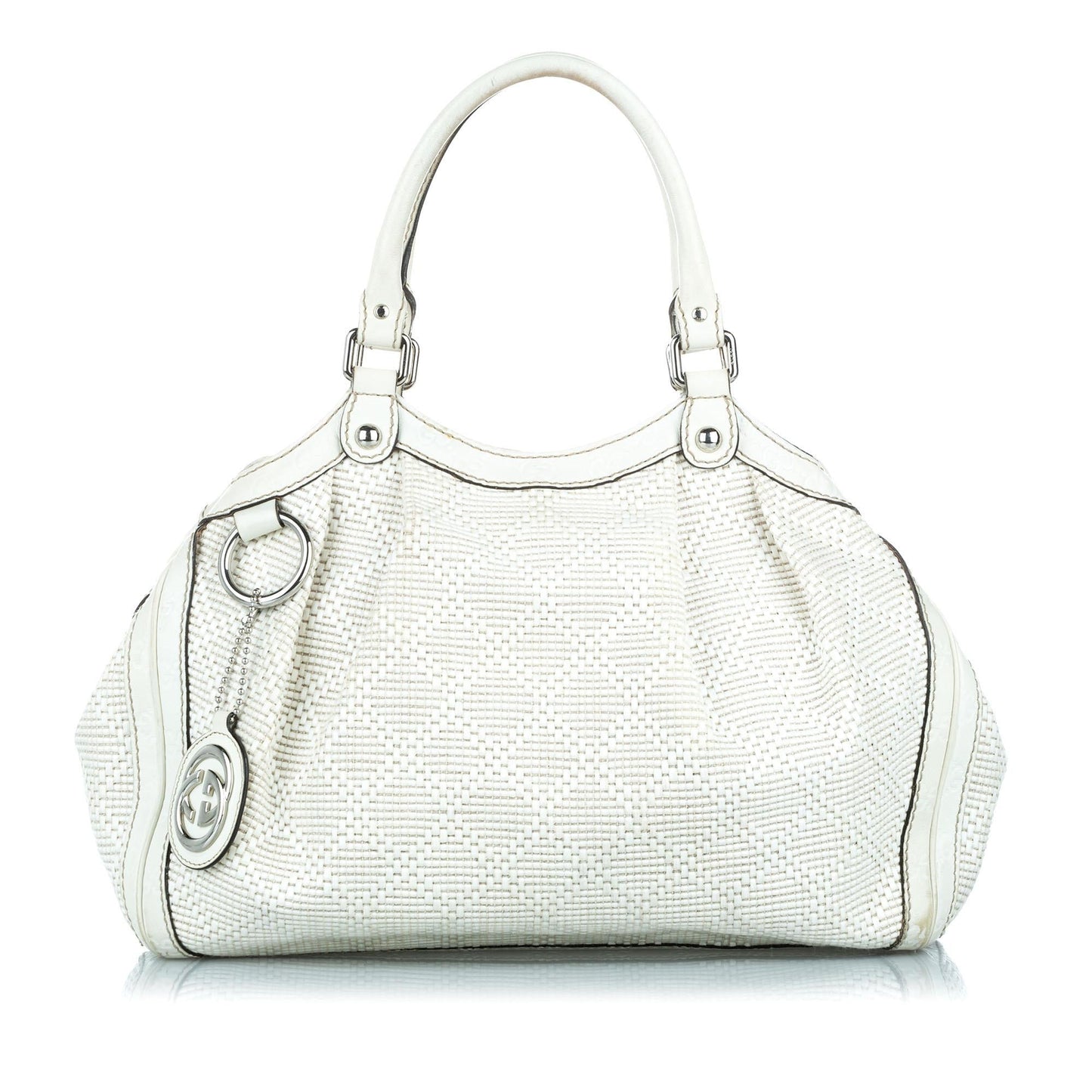 Gucci Diamante Sukey SHG Canvas Calf Brown Shoulder Bag