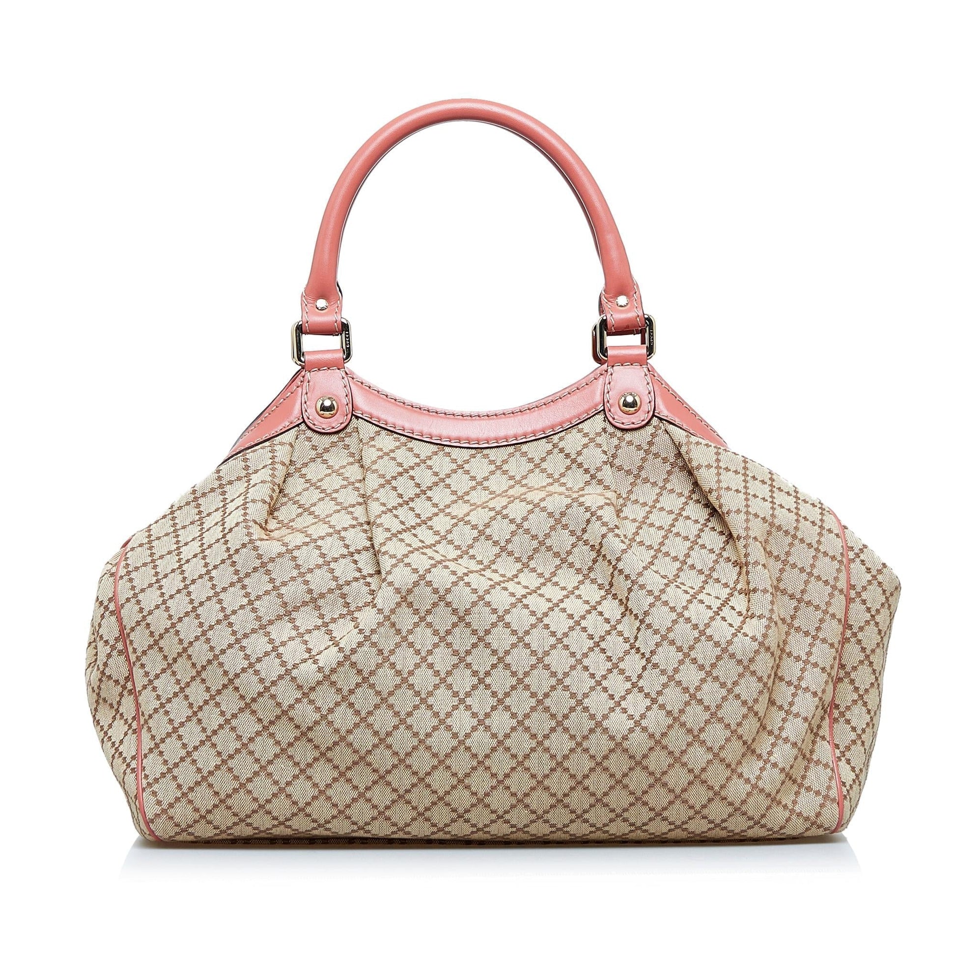 Gucci Diamante Sukey SHG-WfBsMx Canvas Brown Tote Bag