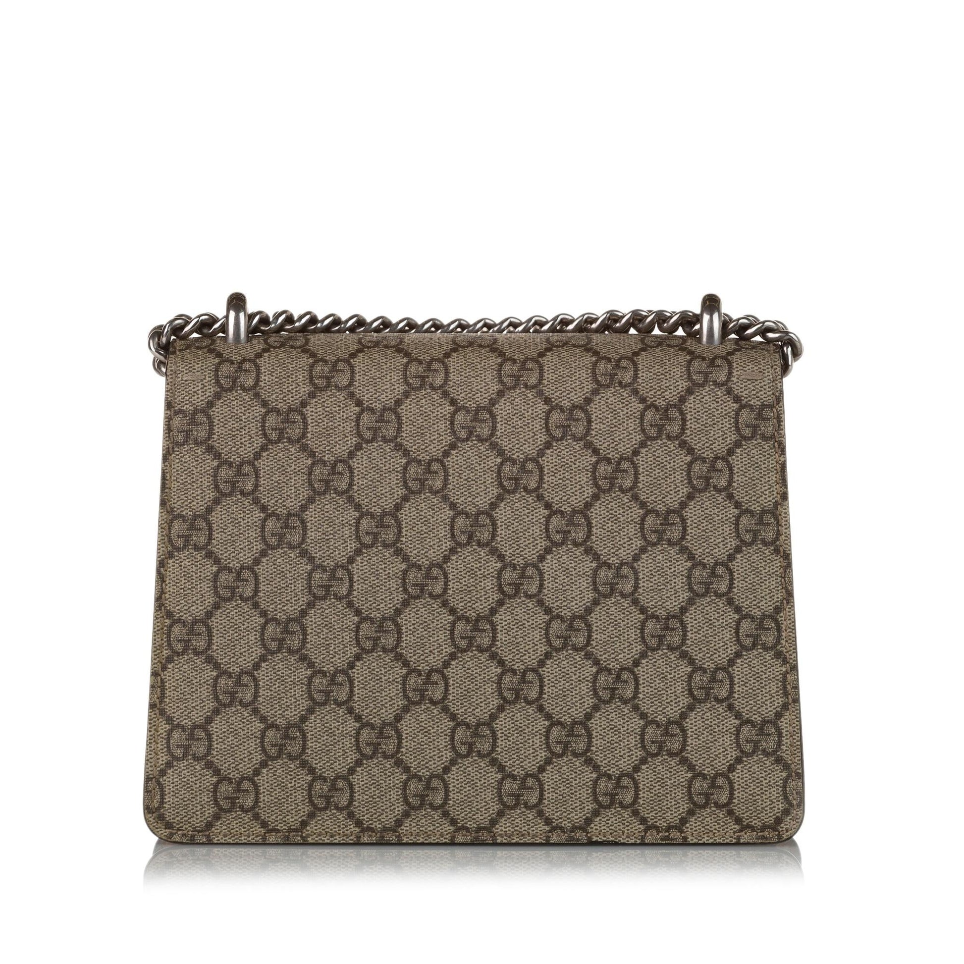 Gucci Dionysus GG Supreme SHG Brown Shoulder Bag