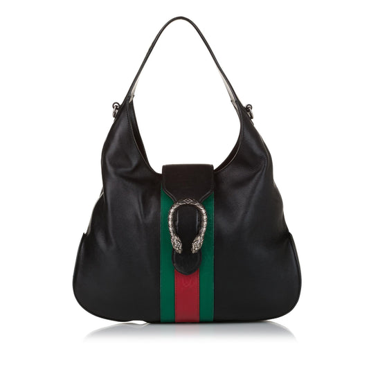 Gucci Dionysus Web SHG Leather Calf Black Shoulder Bag