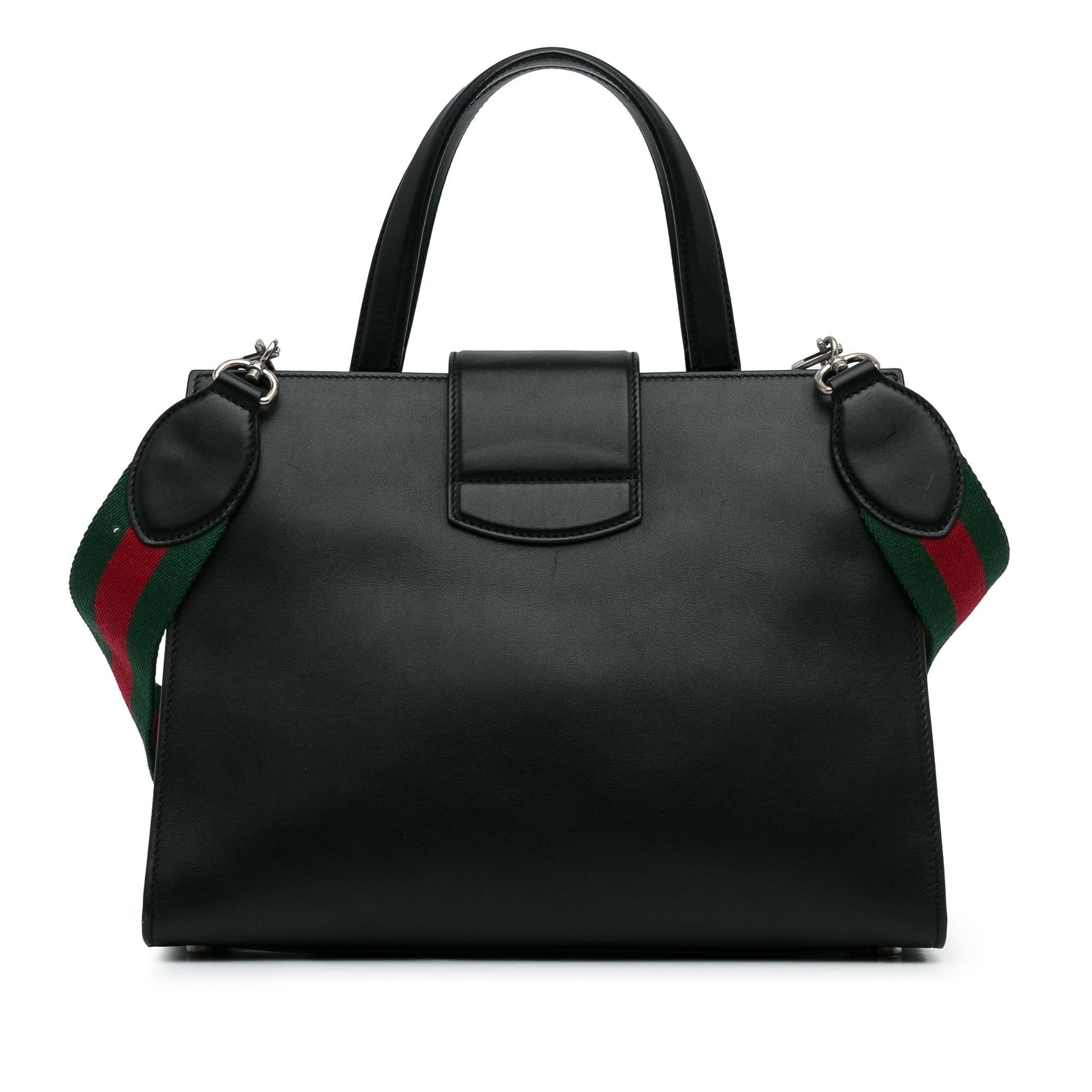 Gucci Dionysus Web SHG-rcEqfT Calf Black Satchel Bag