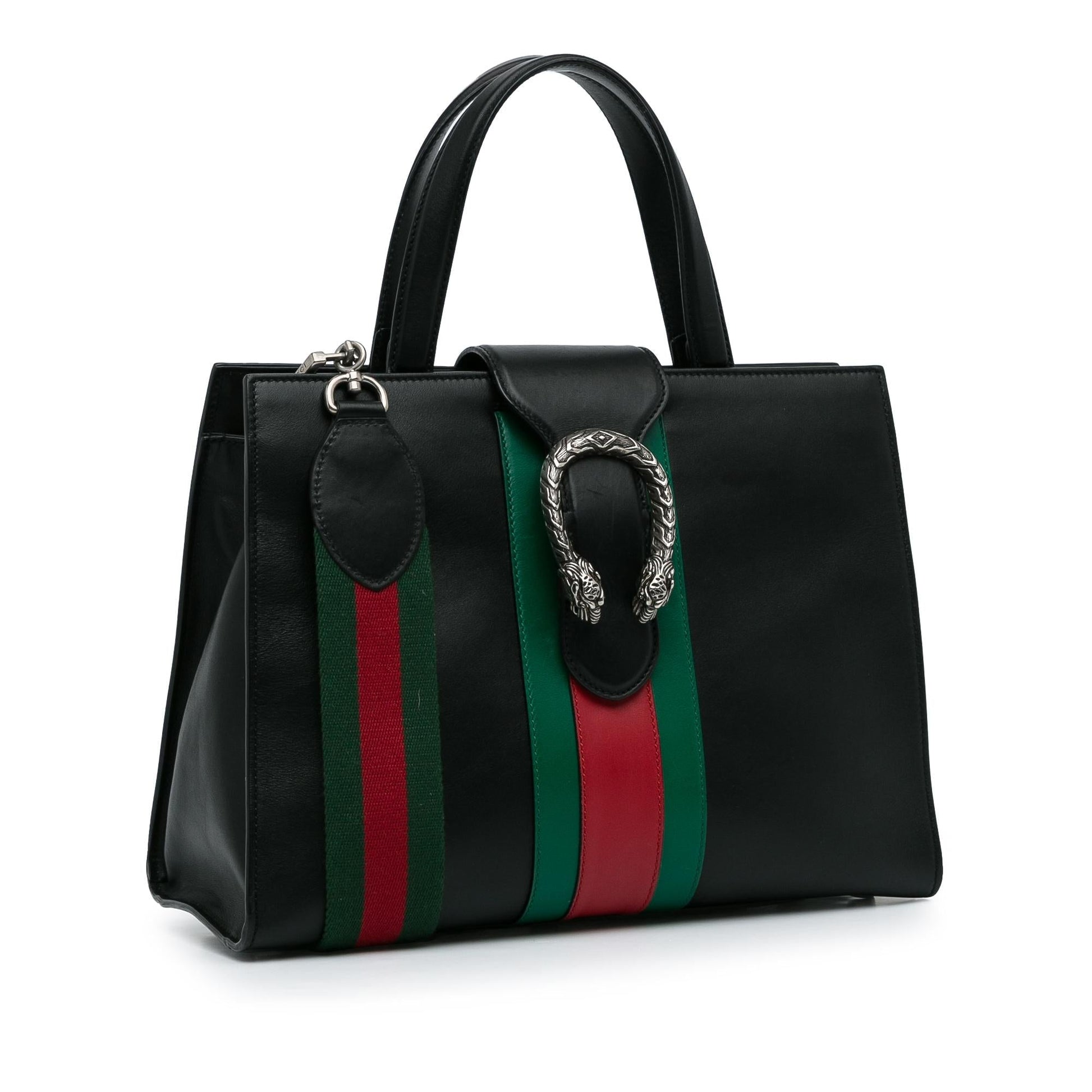 Gucci Dionysus Web SHG-rcEqfT Calf Black Satchel Bag