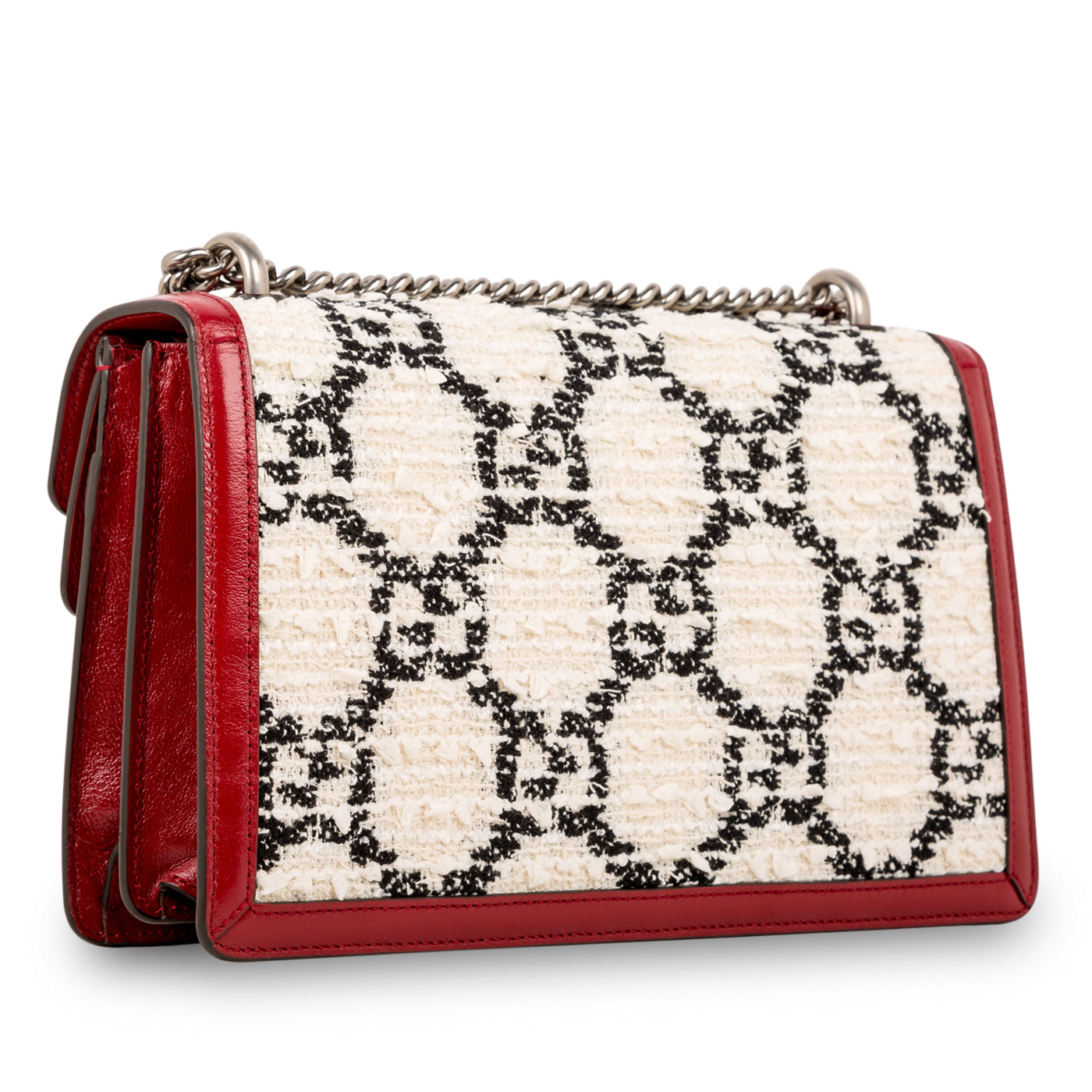 Gucci Tweed Dionysus Supreme Crossbody Bag Small
