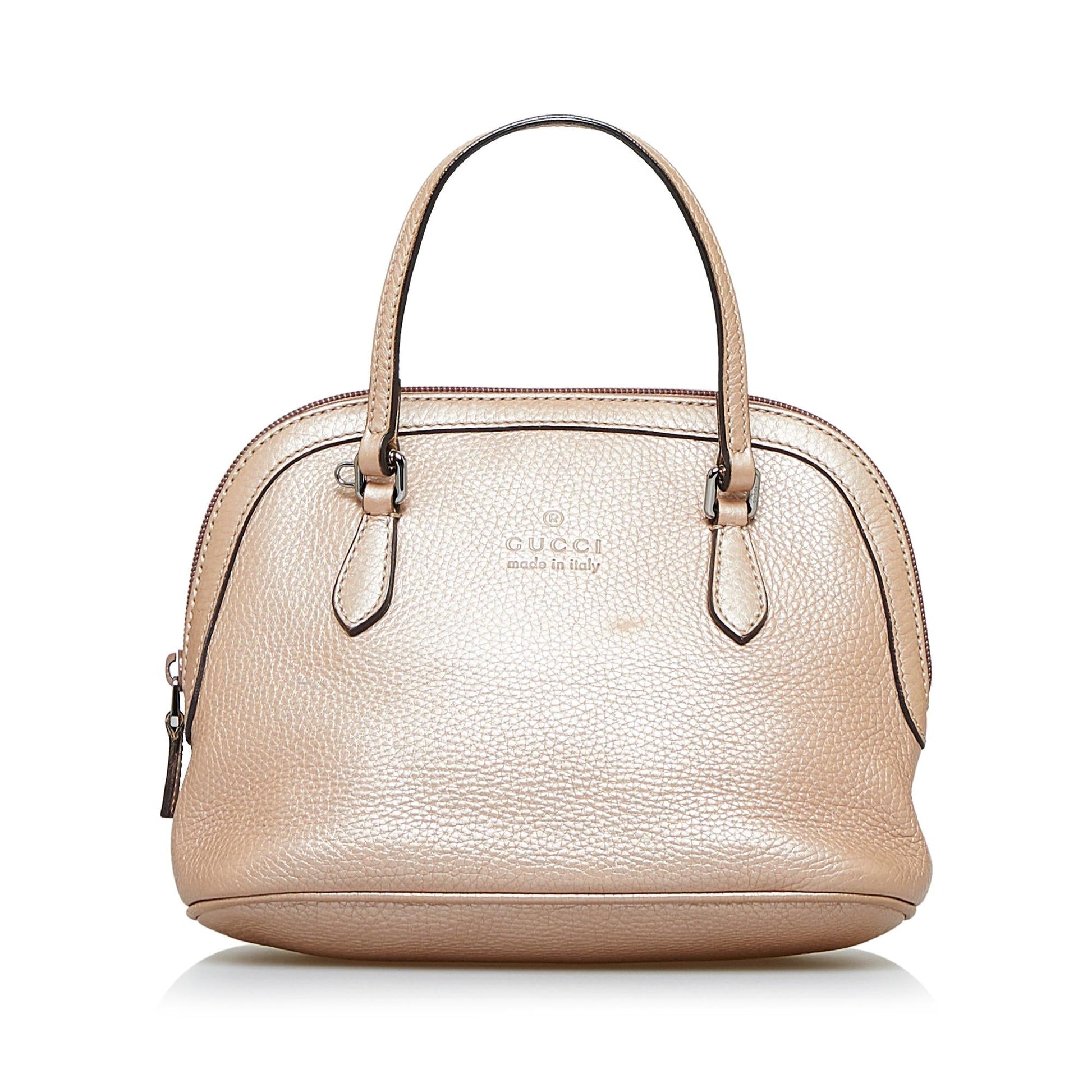 Gucci Dome SHG-KJaEH9 Calf Brown Satchel Bag