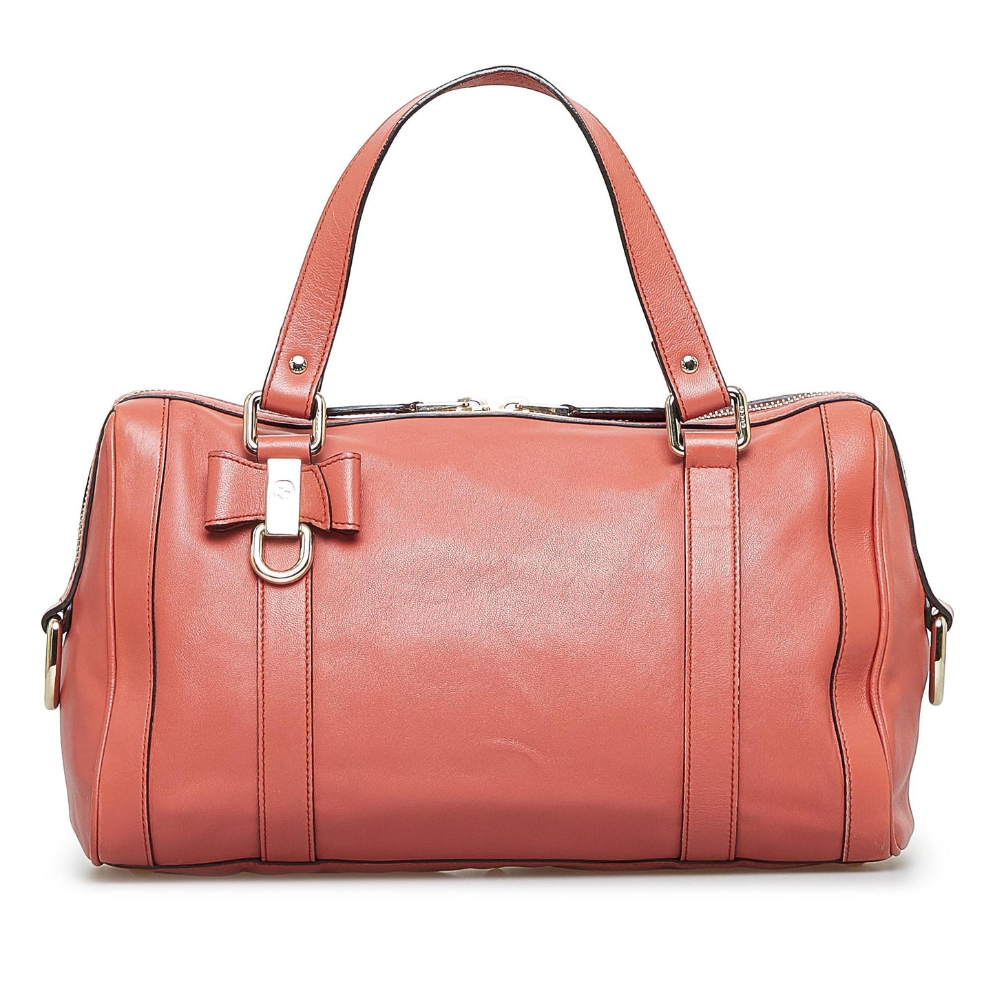 Gucci Duchessa Boston SHG-5sBBzj Calf Red Satchel Bag