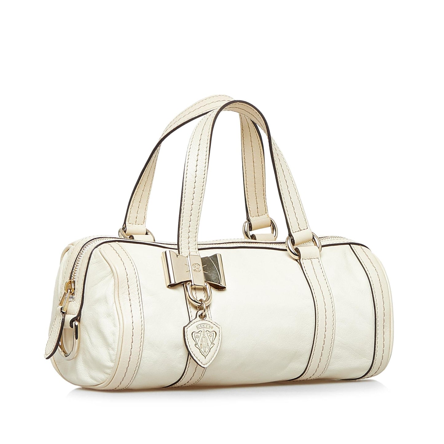 Gucci Duchessa SHG-AxMv8c Calf White Satchel Bag