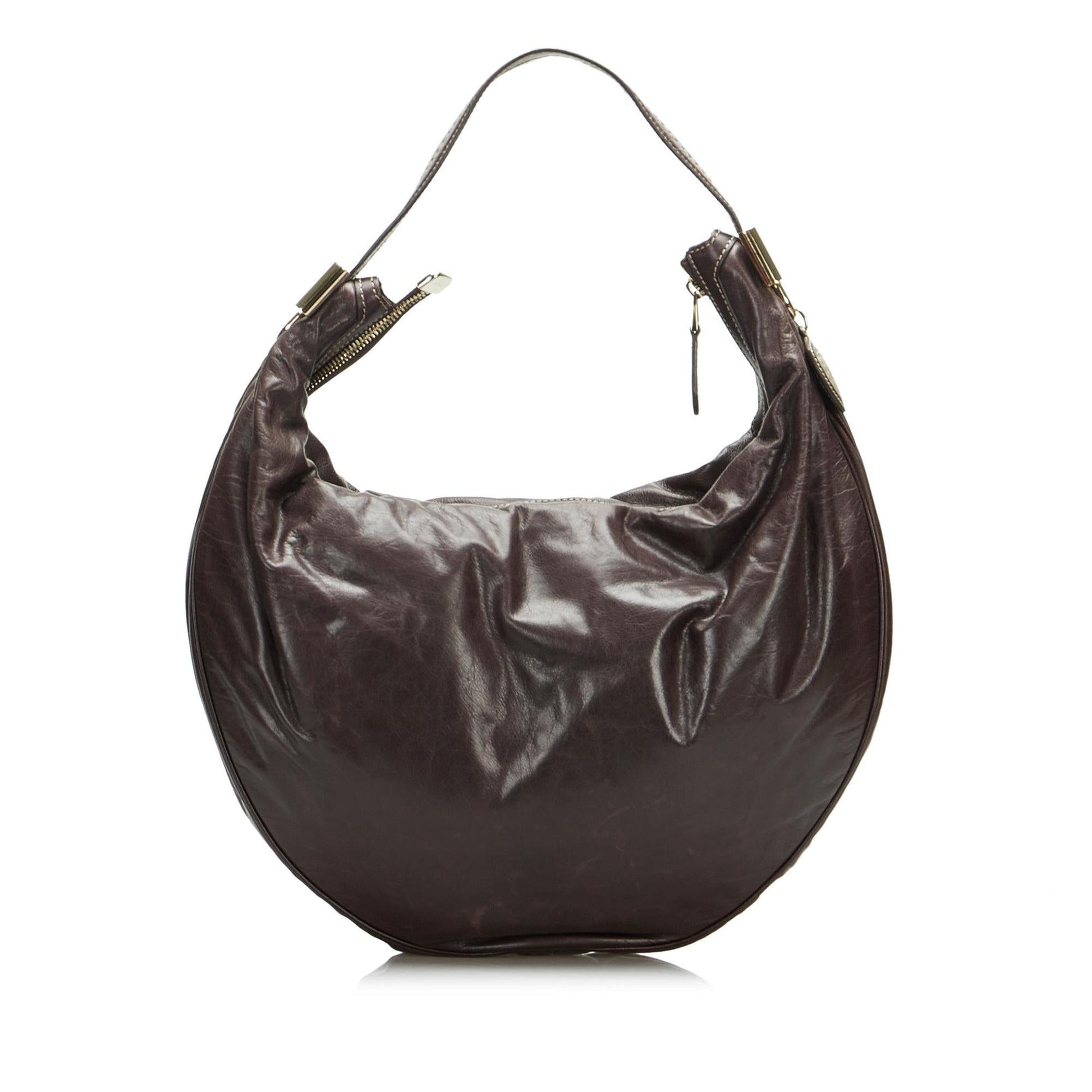 Gucci Duchessa SHG-vwybfo Leather Brown Satchel Bag
