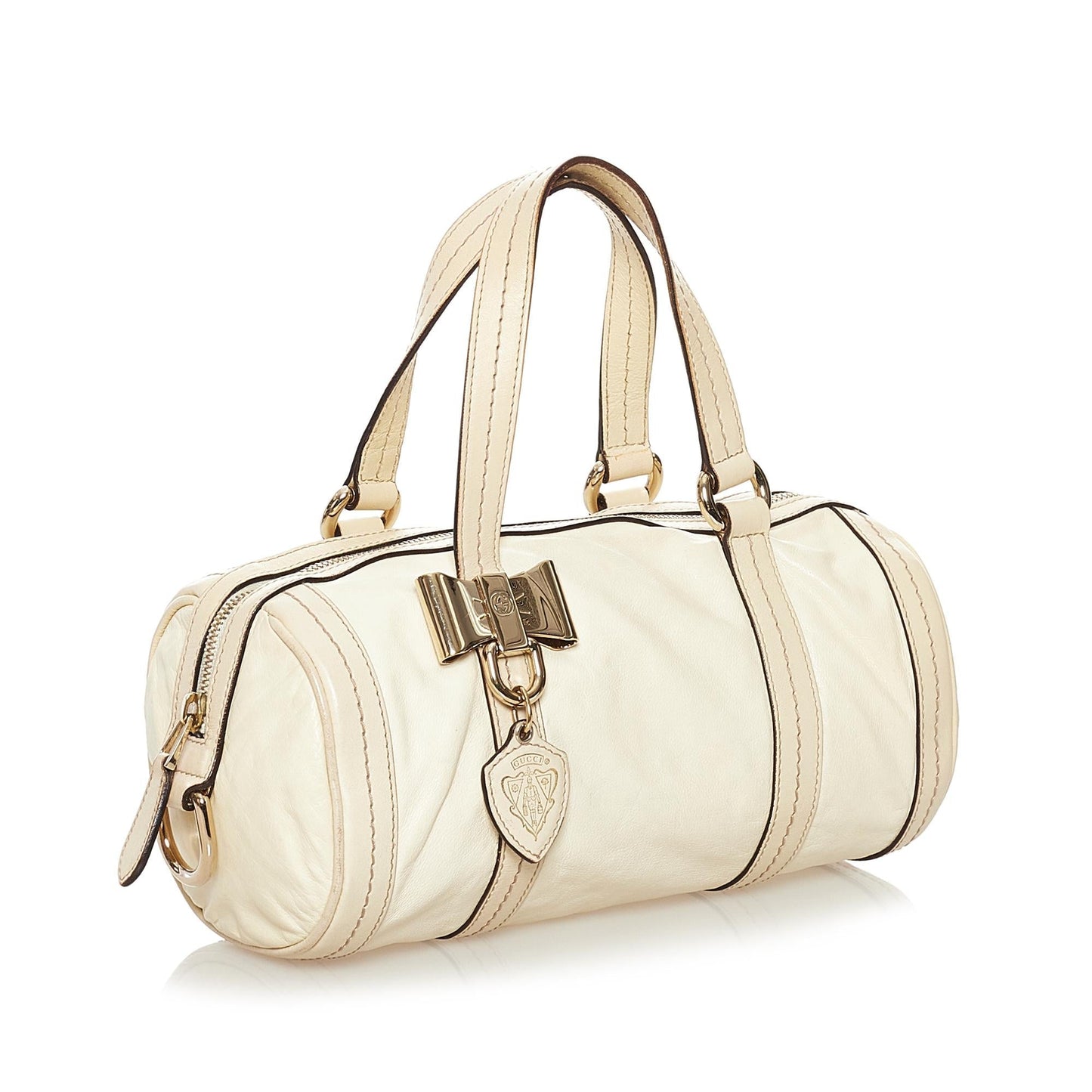 Gucci Duchessa SHG Leather Calf White Satchel Bag