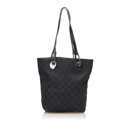 Gucci Eclipse GG SHG Canvas Black Tote Bag