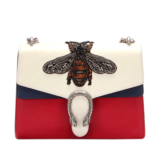 Gucci Embellished Dionysus SHG-HBT7ke Calf White Shoulder Bag