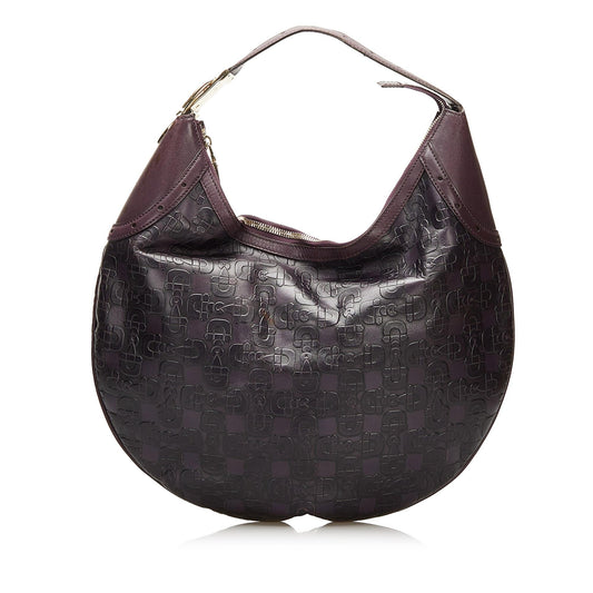 Gucci Embossed Horsebit Glam SHG Calf Shoulder Bag