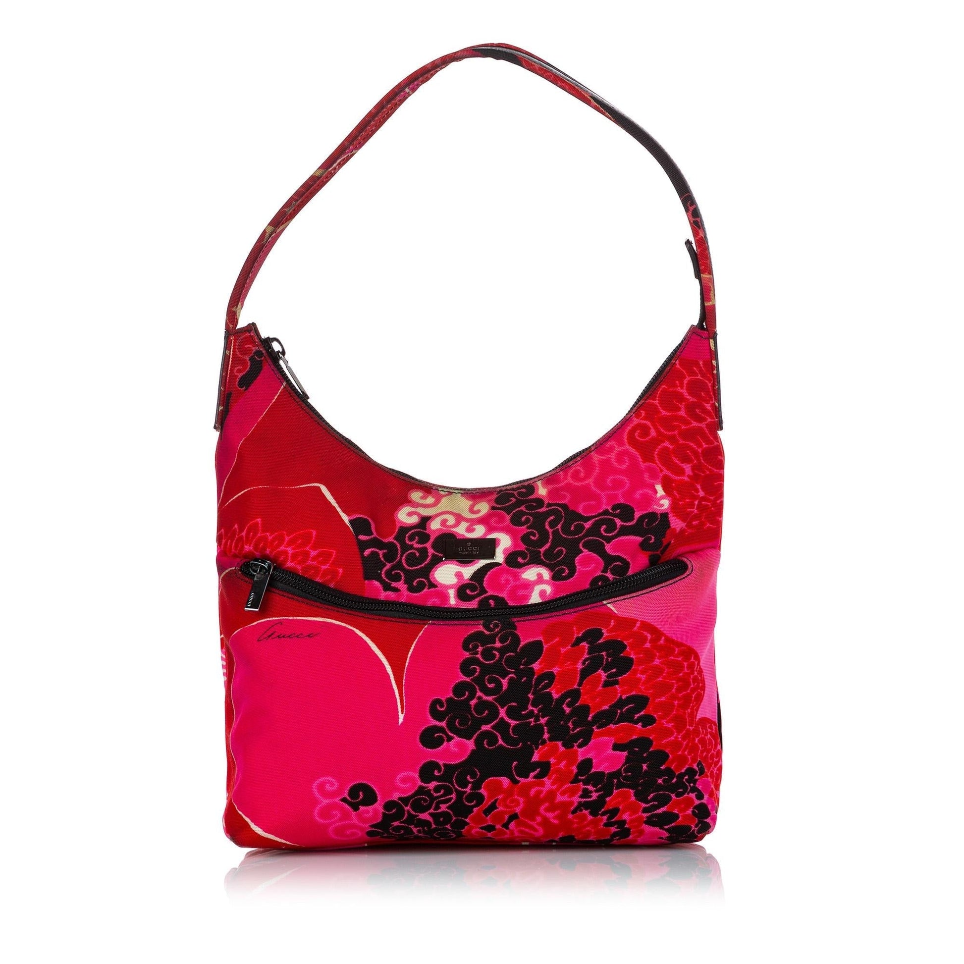 Gucci Flora SHG Canvas Pink Shoulder Bag