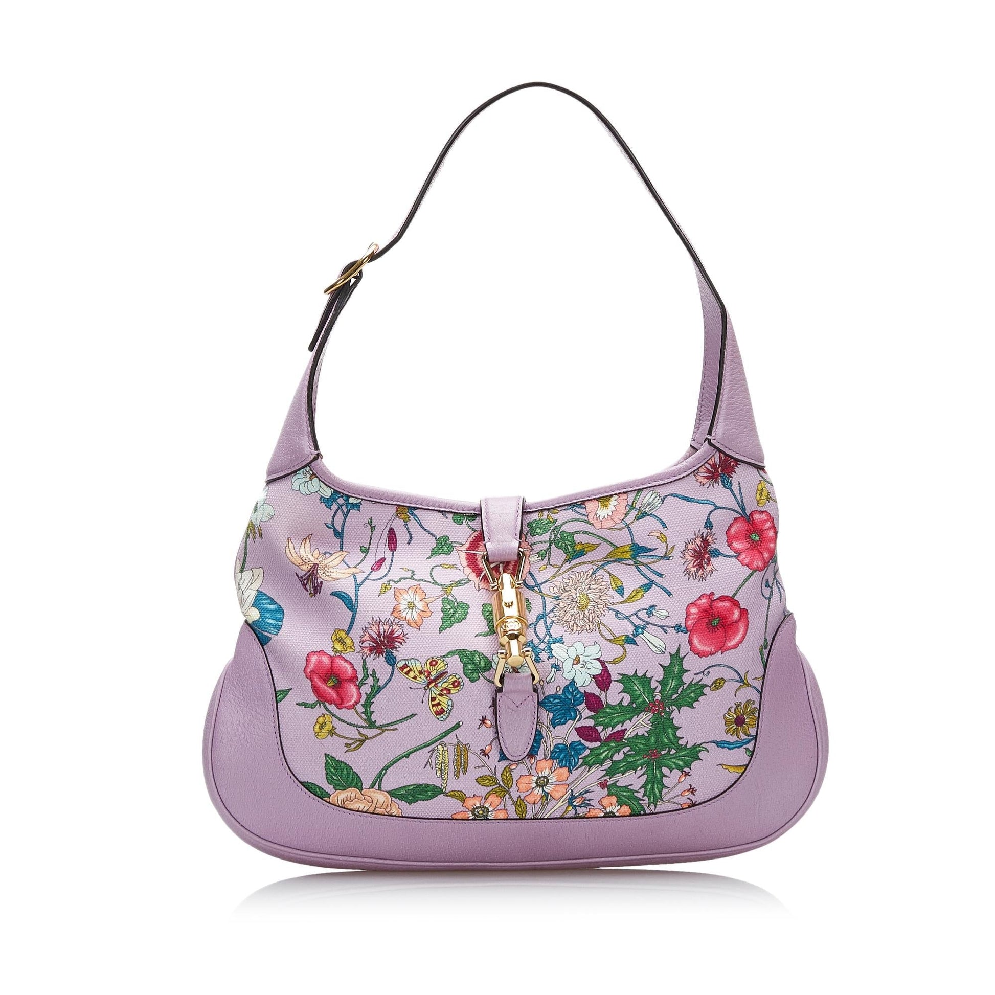 Gucci Flora Jackie SHG-8Tm6Rw Canvas Shoulder Bag