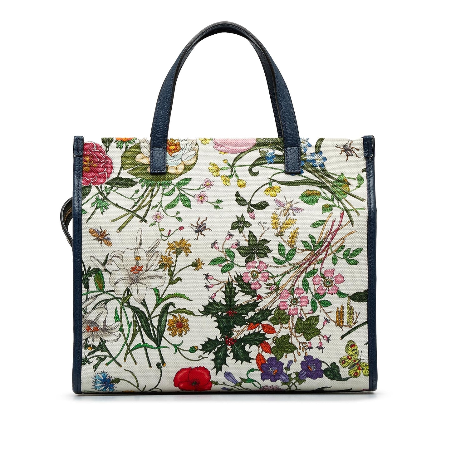 Gucci Flora SHG-yUdt9a Canvas White Satchel Bag