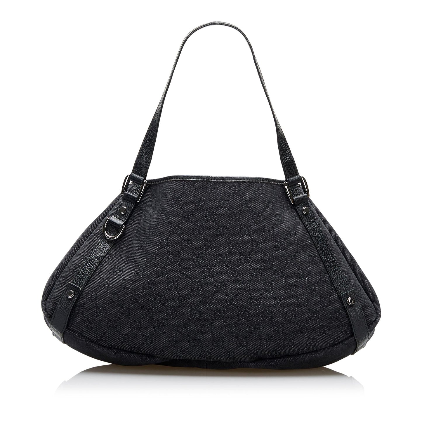 Gucci G Pelham SHG-xAfaJw Canvas Calf Black Shoulder Bag