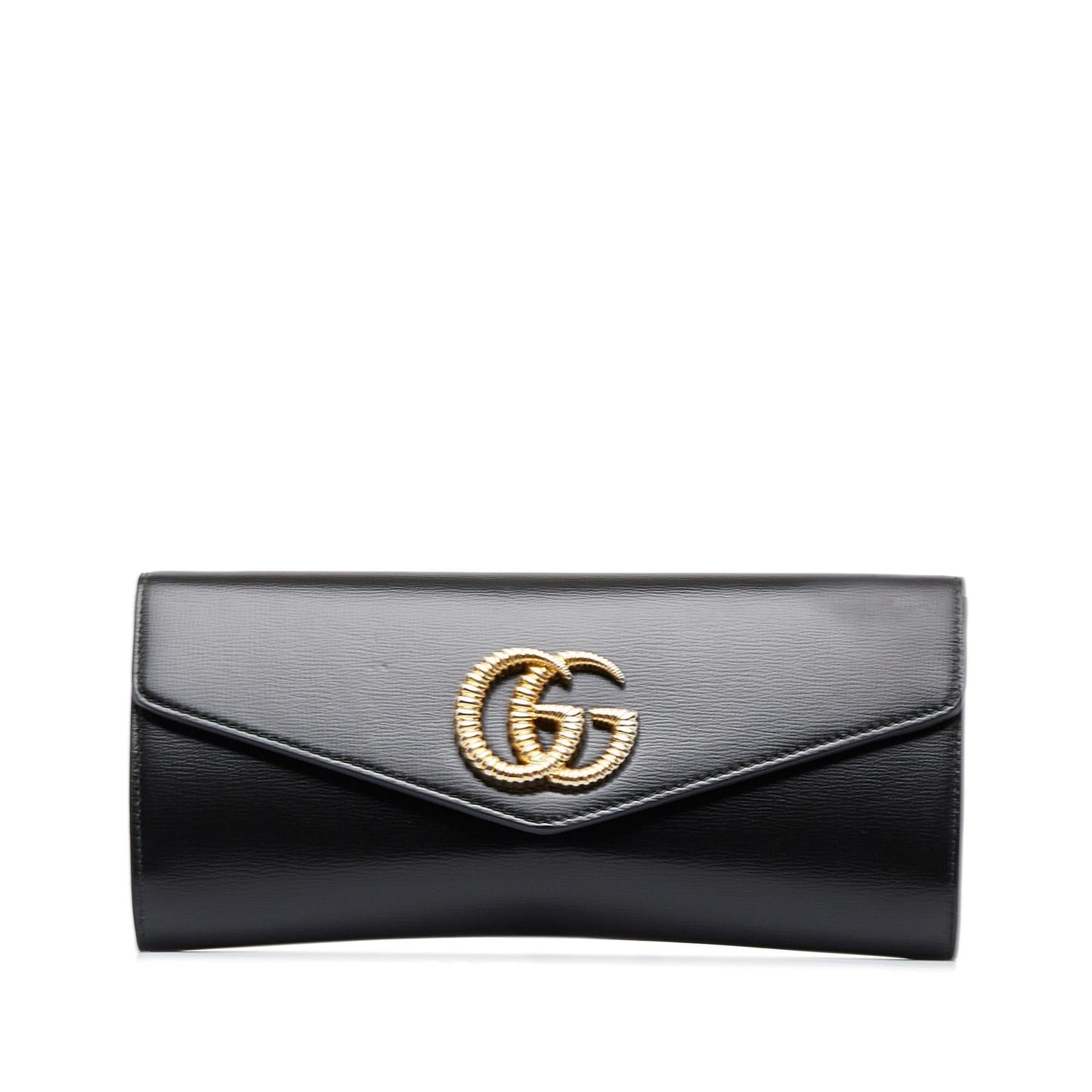 Gucci GG Broadway Envelope SHG-4zx3Wq Calf Black Clutch Bag