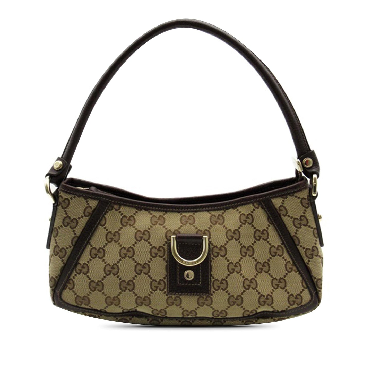 Gucci Abbey Ring Shoulder Bag Shg Canvas Jewelry