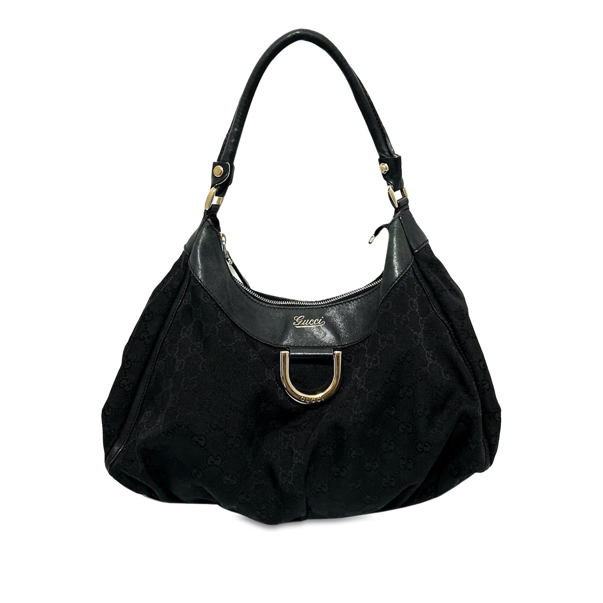 Gucci Abbey Ring Shoulder Bag Shg Weqlap Canvas Jewelry