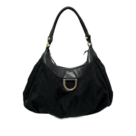 Gucci Abbey Ring Shoulder Bag Shg Weqlap Canvas Jewelry