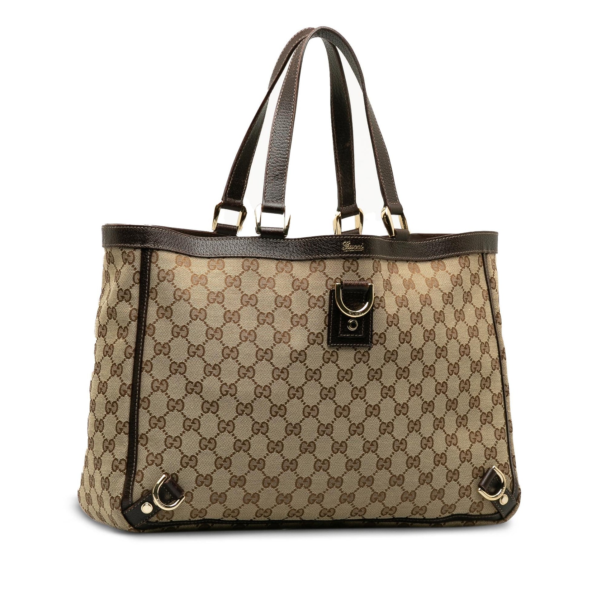 Gucci Abbey Ring Tote Bag Shg 1V10Il Canvas Jewelry