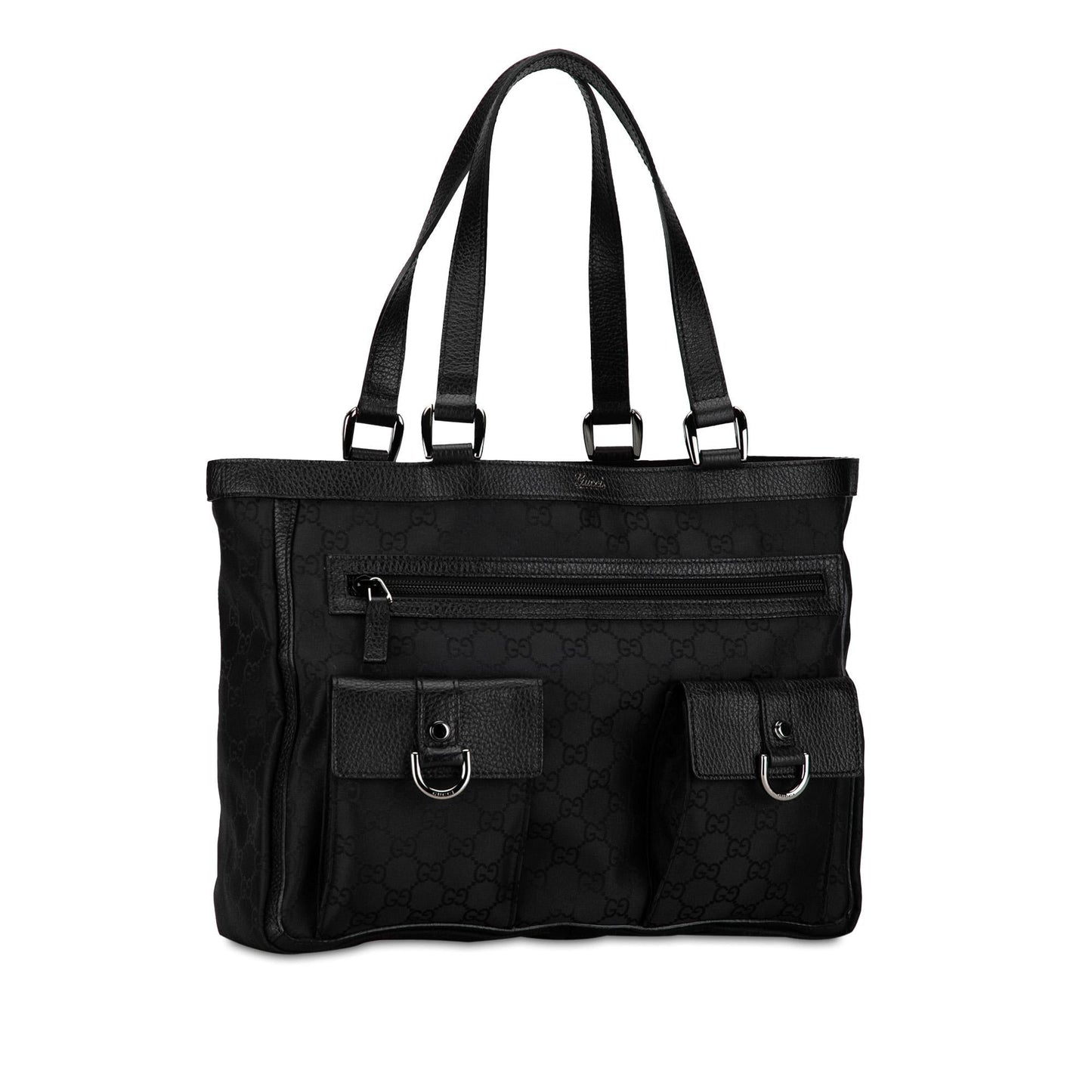Gucci Abbey Ring Tote Shg Gioqnl Canvas Jewelry
