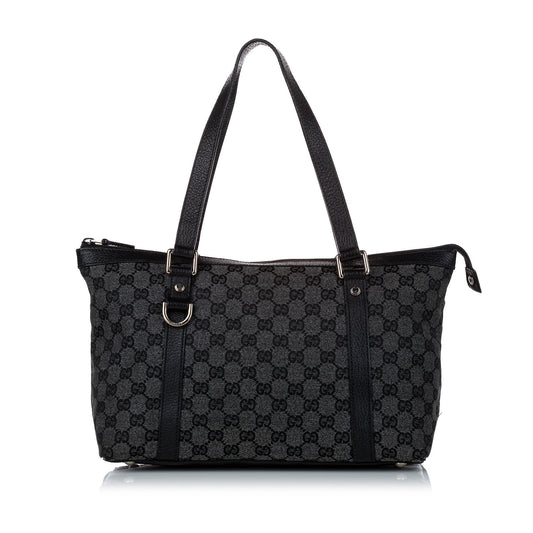 Gucci GG Abbey SHG Canvas Calf Black Shoulder Bag