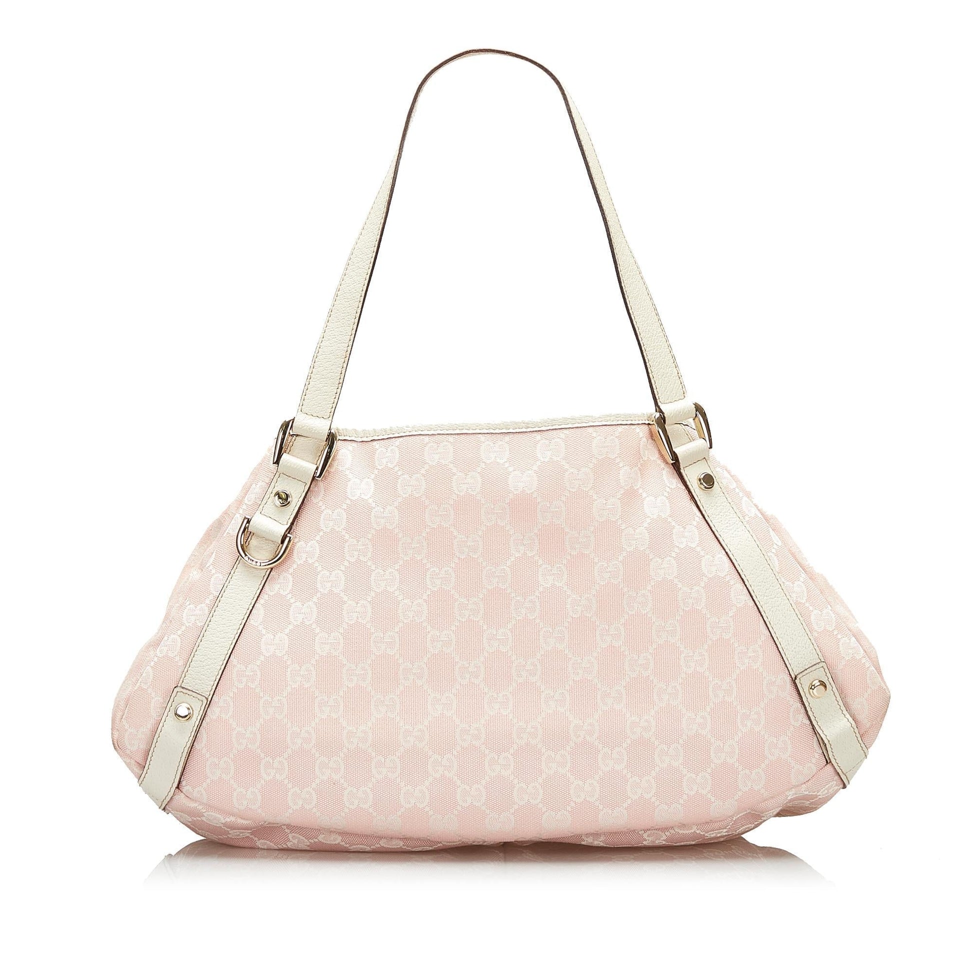 Gucci GG Abbey SHG Canvas Pink Shoulder Bag