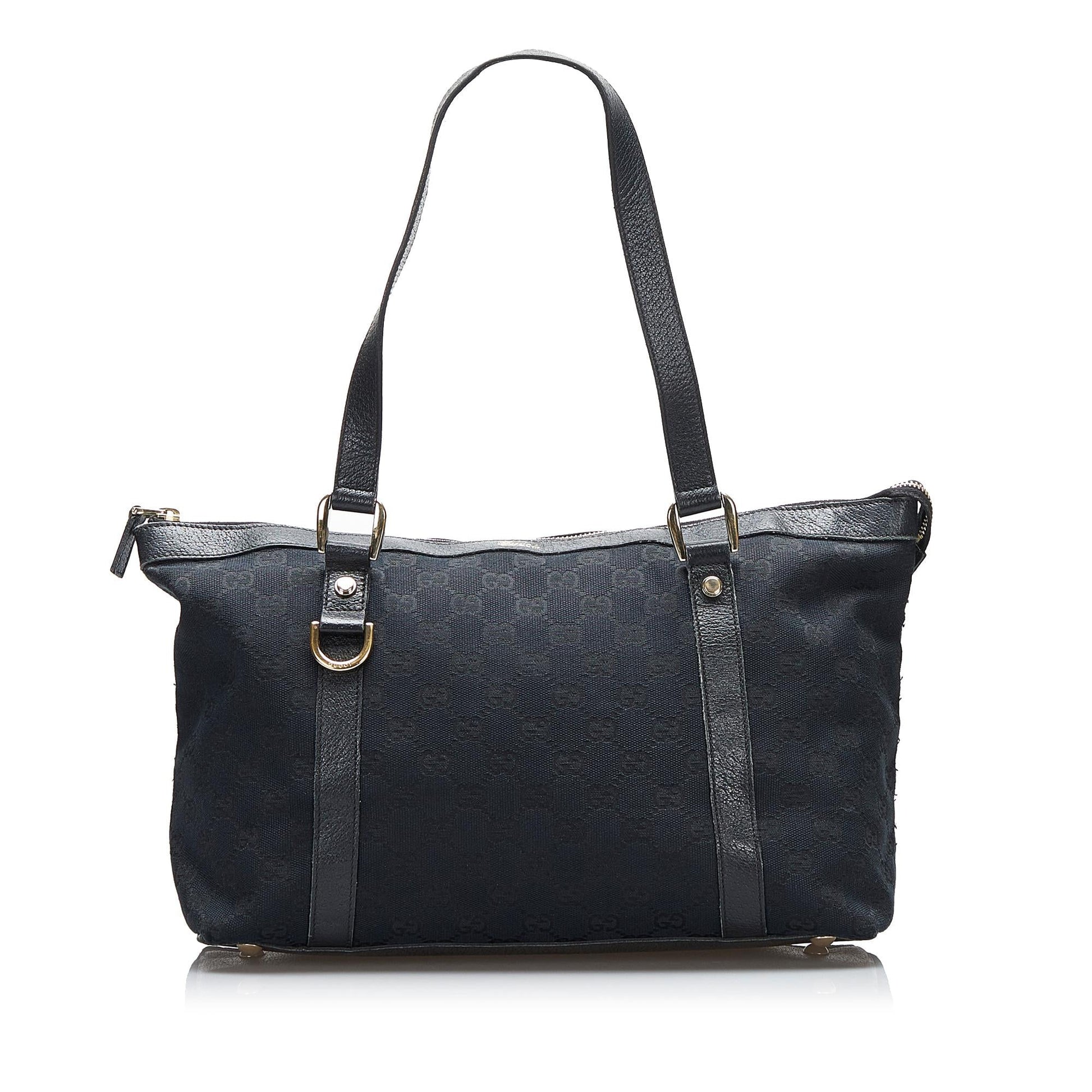 Gucci GG Abbey SHG-hbqitq Canvas Black Shoulder Bag