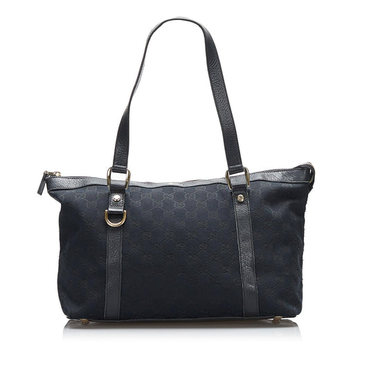 Gucci GG Abbey SHG-hbqitq Canvas Black Shoulder Bag
