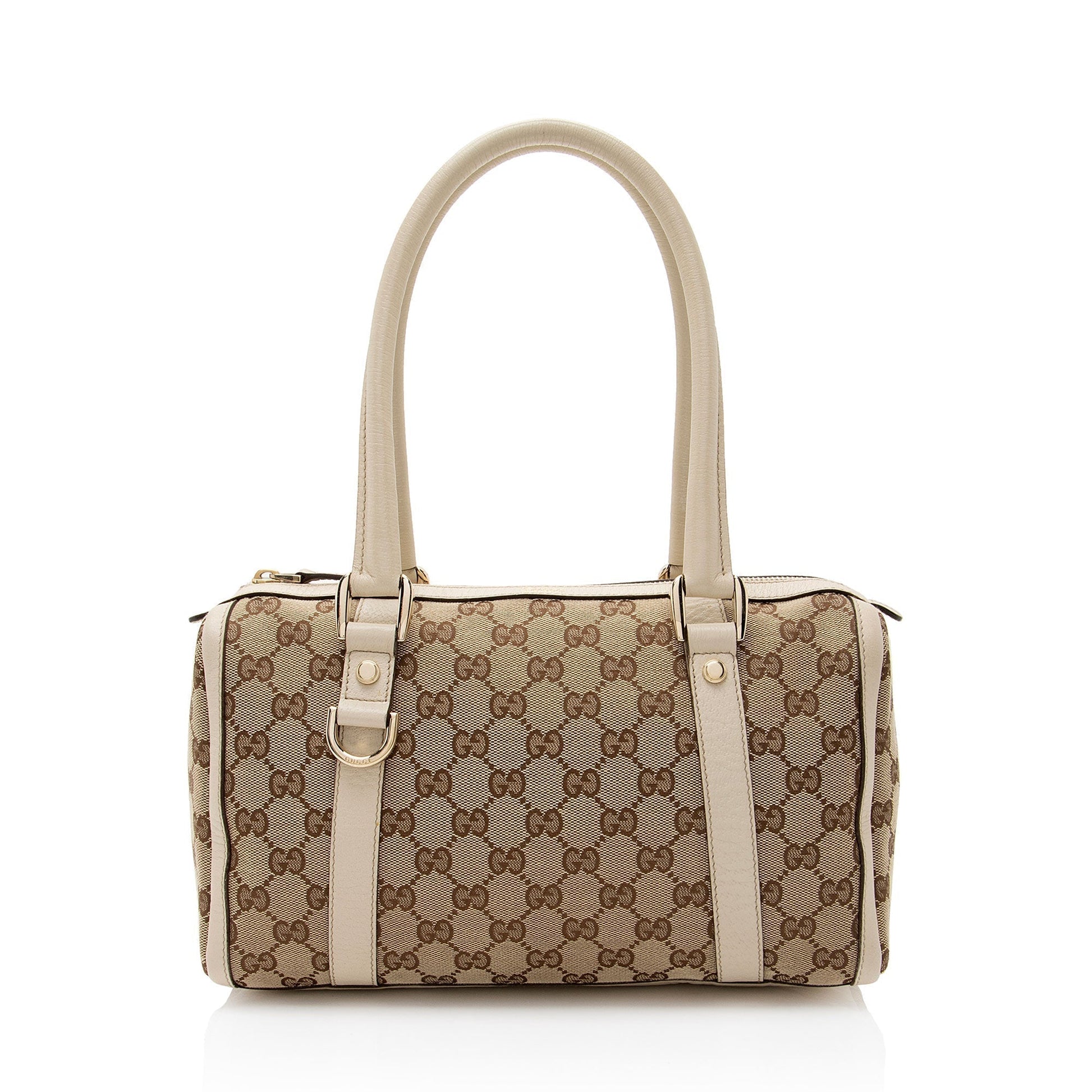 Gucci Abbey Boston Bag Shf 9Sy7 Canvas Small Travel Bag
