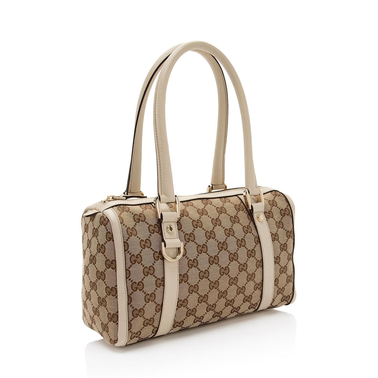 Gucci Abbey Boston Bag Shf 9Sy7 Canvas Small Travel Bag
