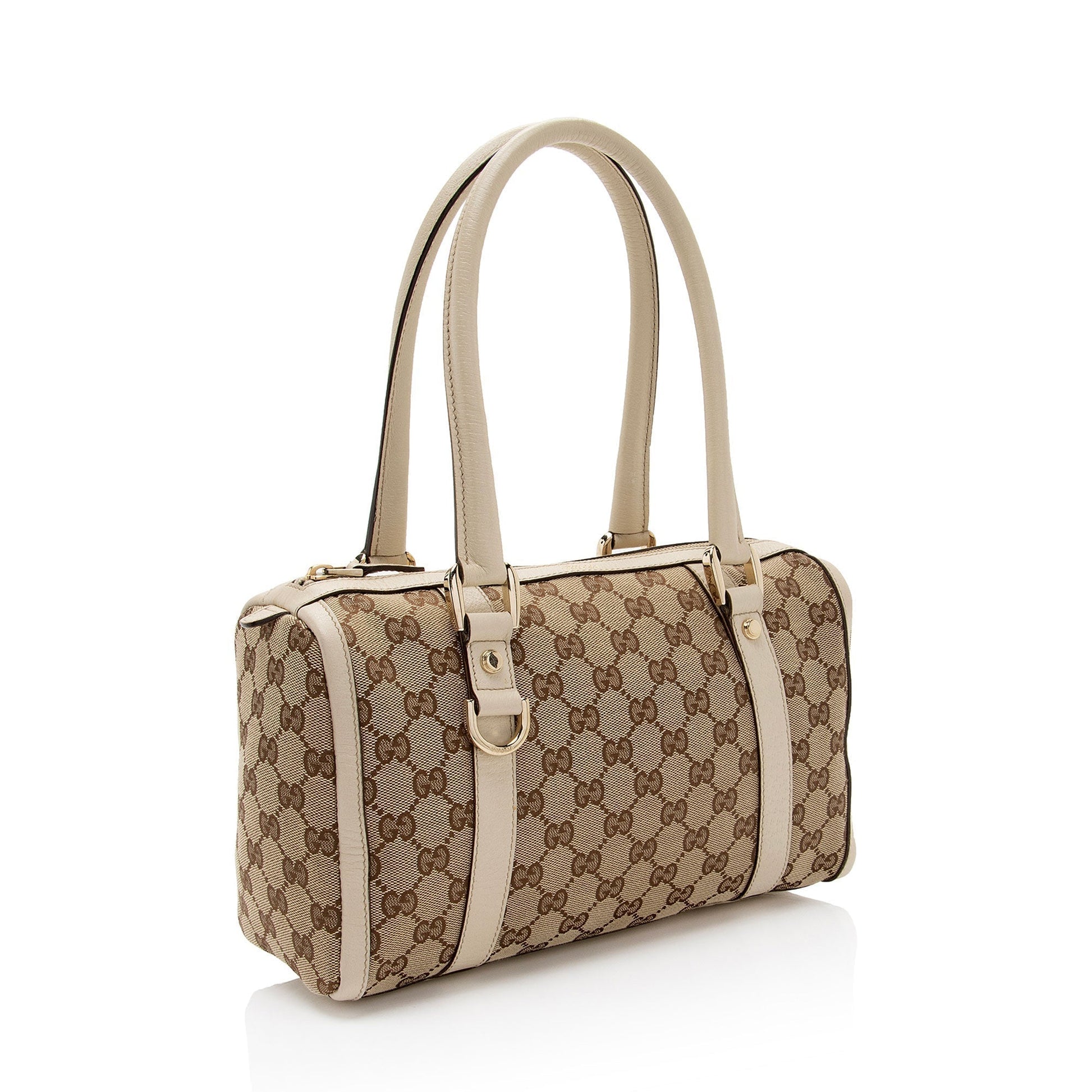 Gucci Abbey Boston Bag Shf 9Sy7 Canvas Small Travel Bag