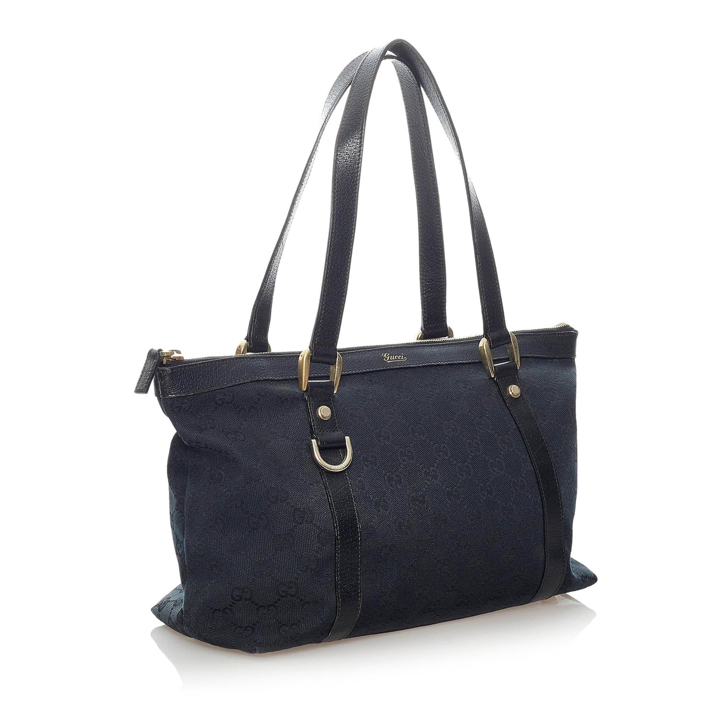 Gucci GG Abbey SHG Canvas Black Tote Bag Bag Shg