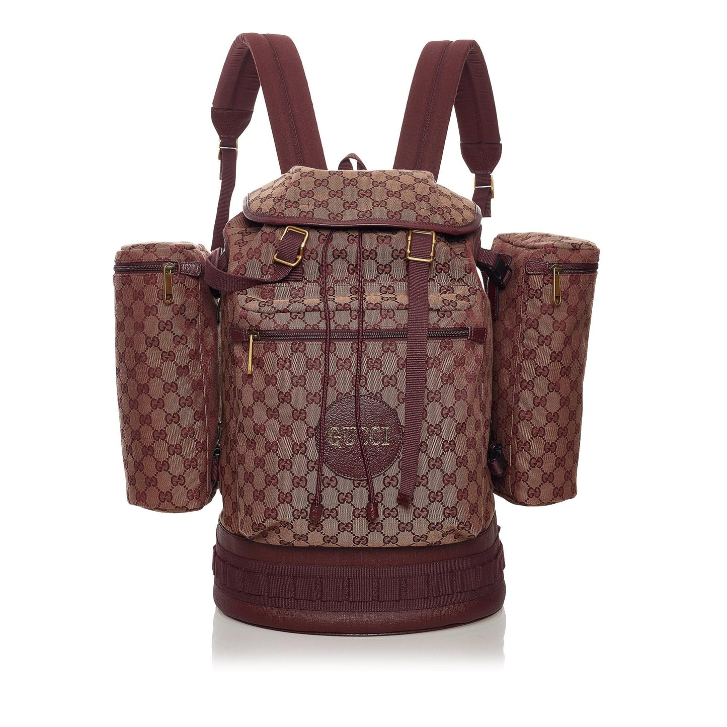 Gucci GG Alpina Trekking Backpack SHG-szkLlr Canvas Calf Red