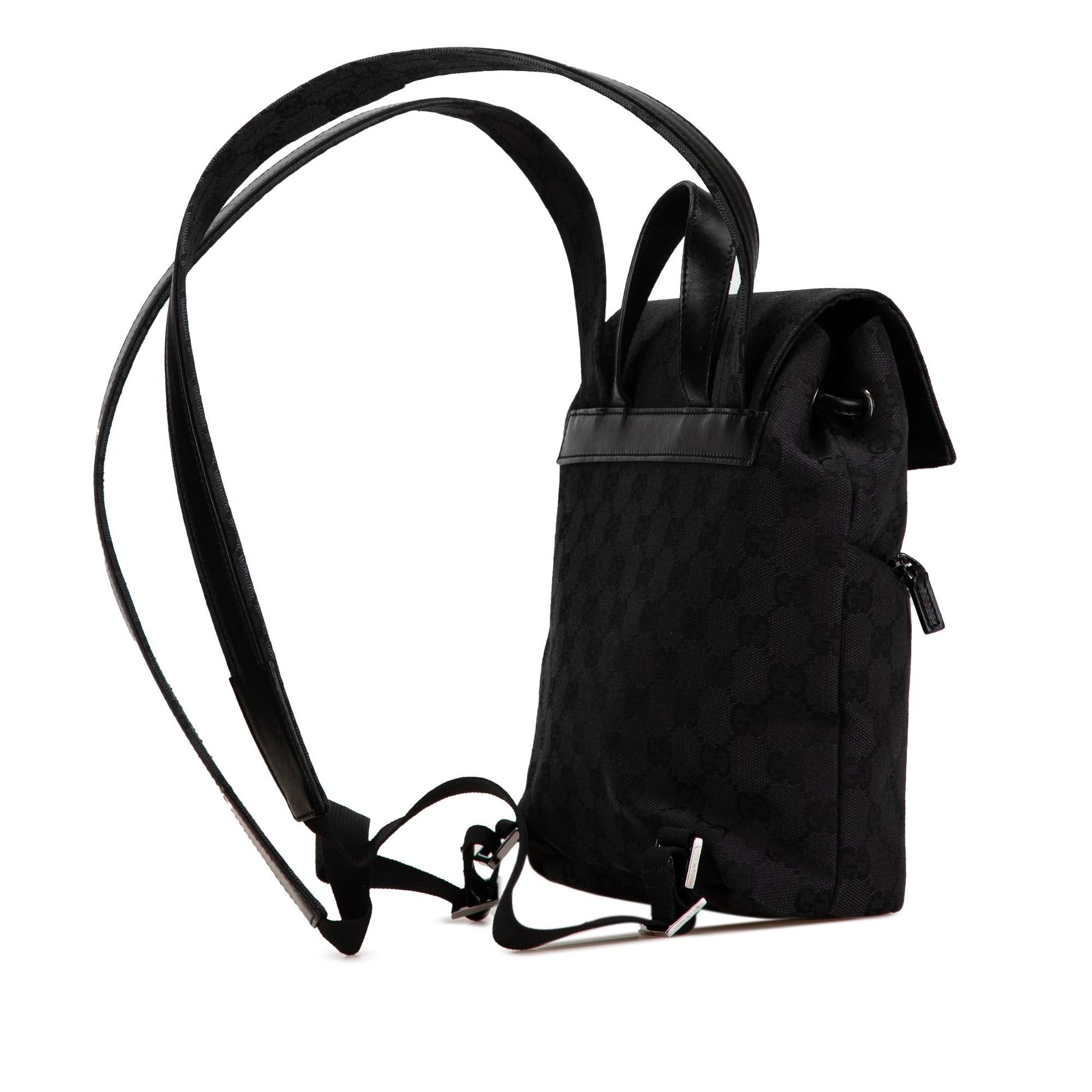 Gucci GG Backpack SHG-cQCPHZ Canvas Black