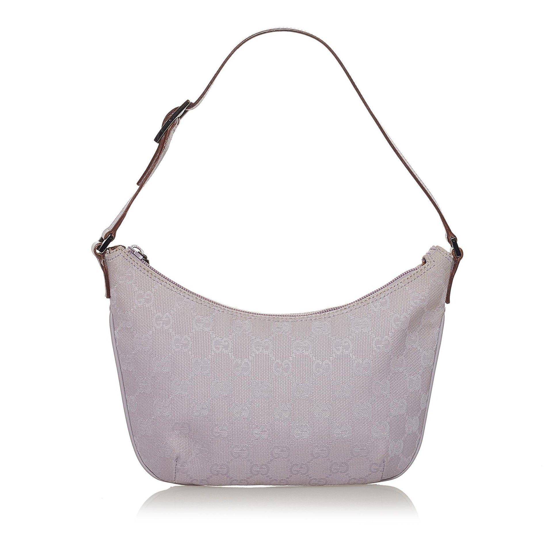 Gucci GG Baguette SHG Canvas Calf Handbag