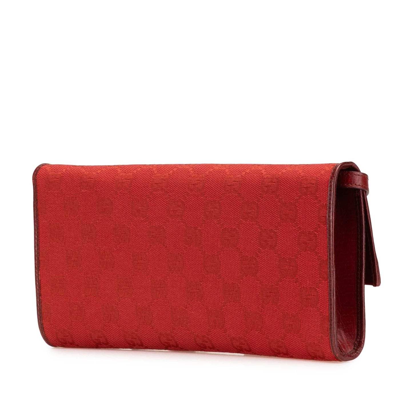 Gucci GG Bamboo Bar Canvas Red Crossbody Bag Crossbody 1