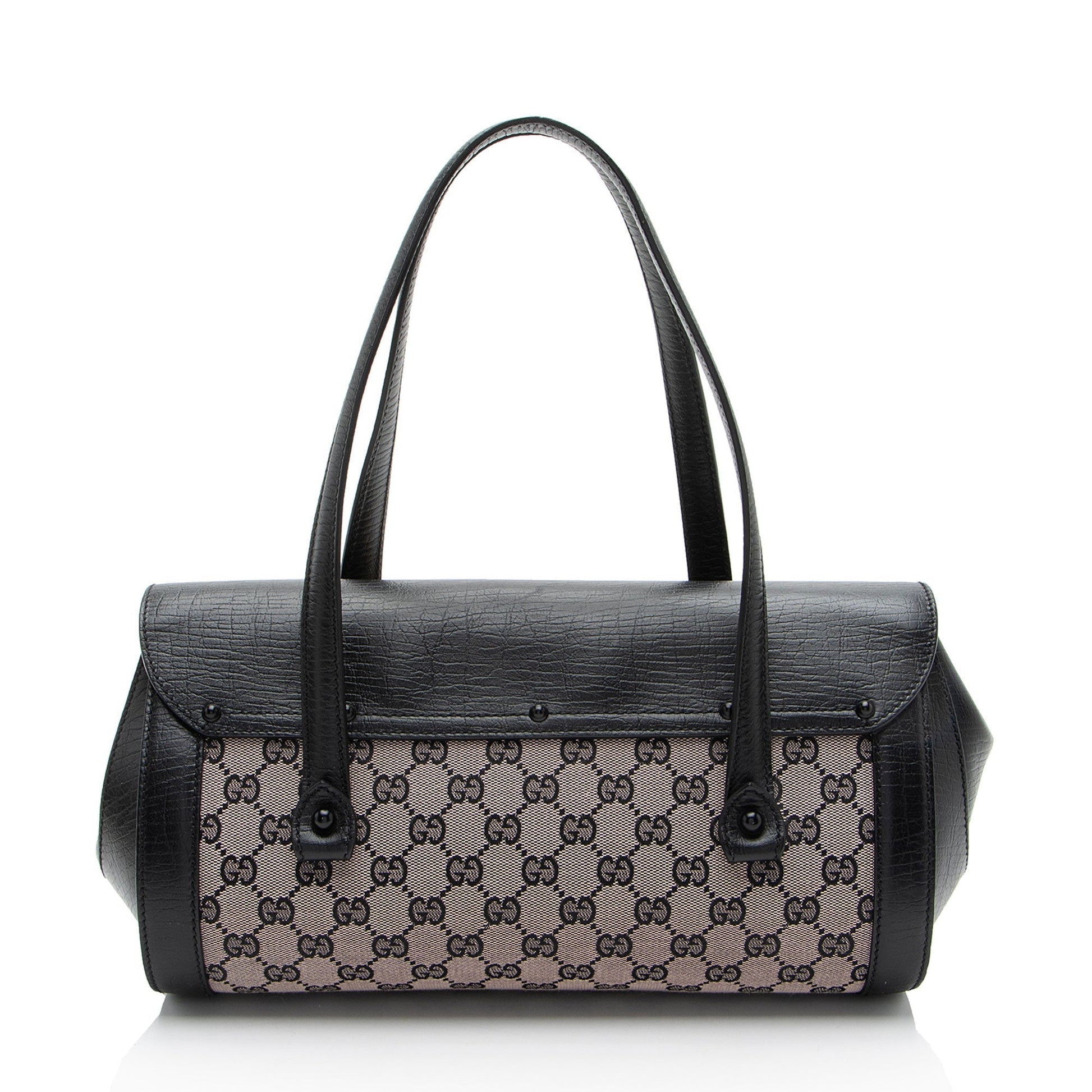 Gucci GG Bamboo Bullet Canvas Medium Travel Bag