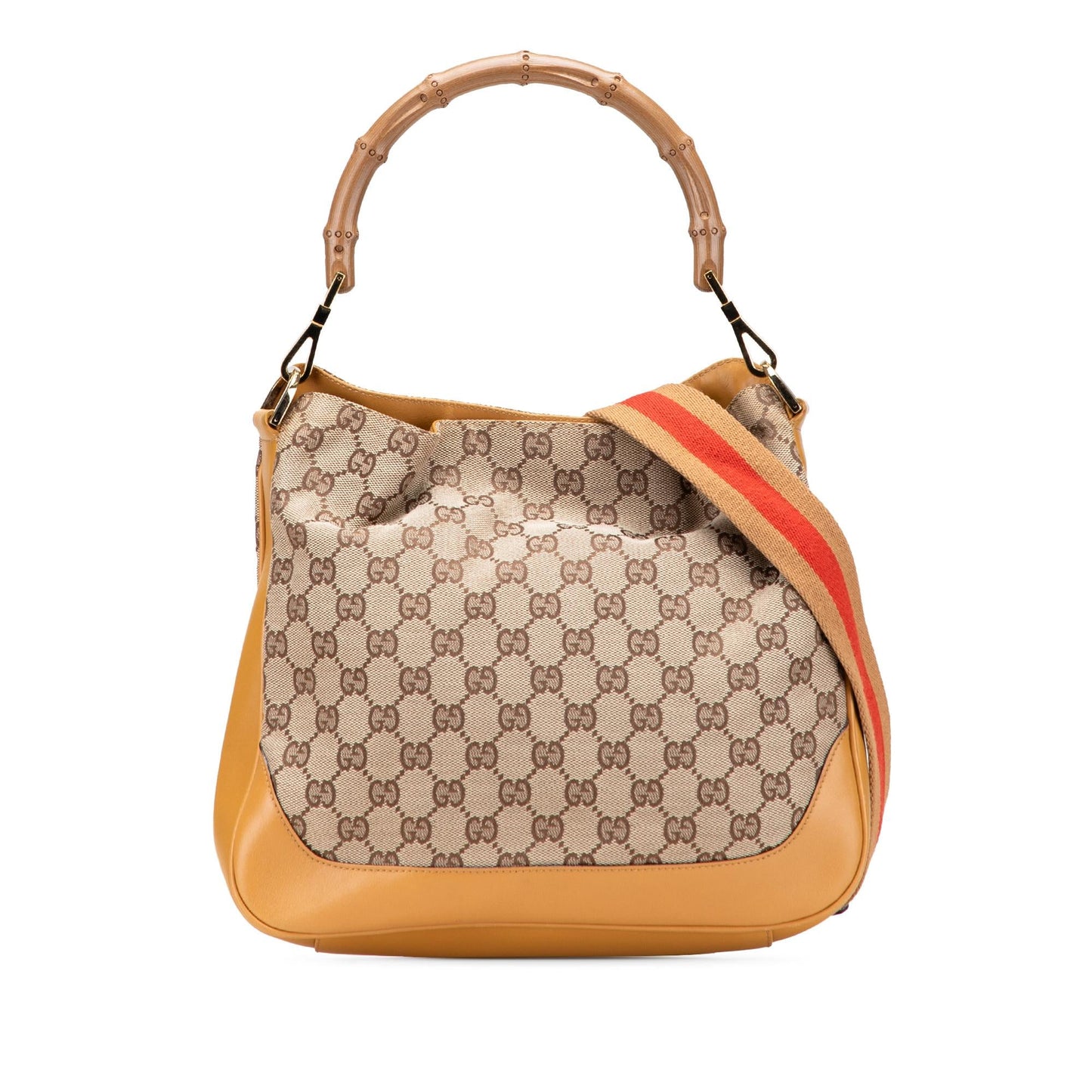 Gucci GG Bamboo Web Canvas Travel Bag