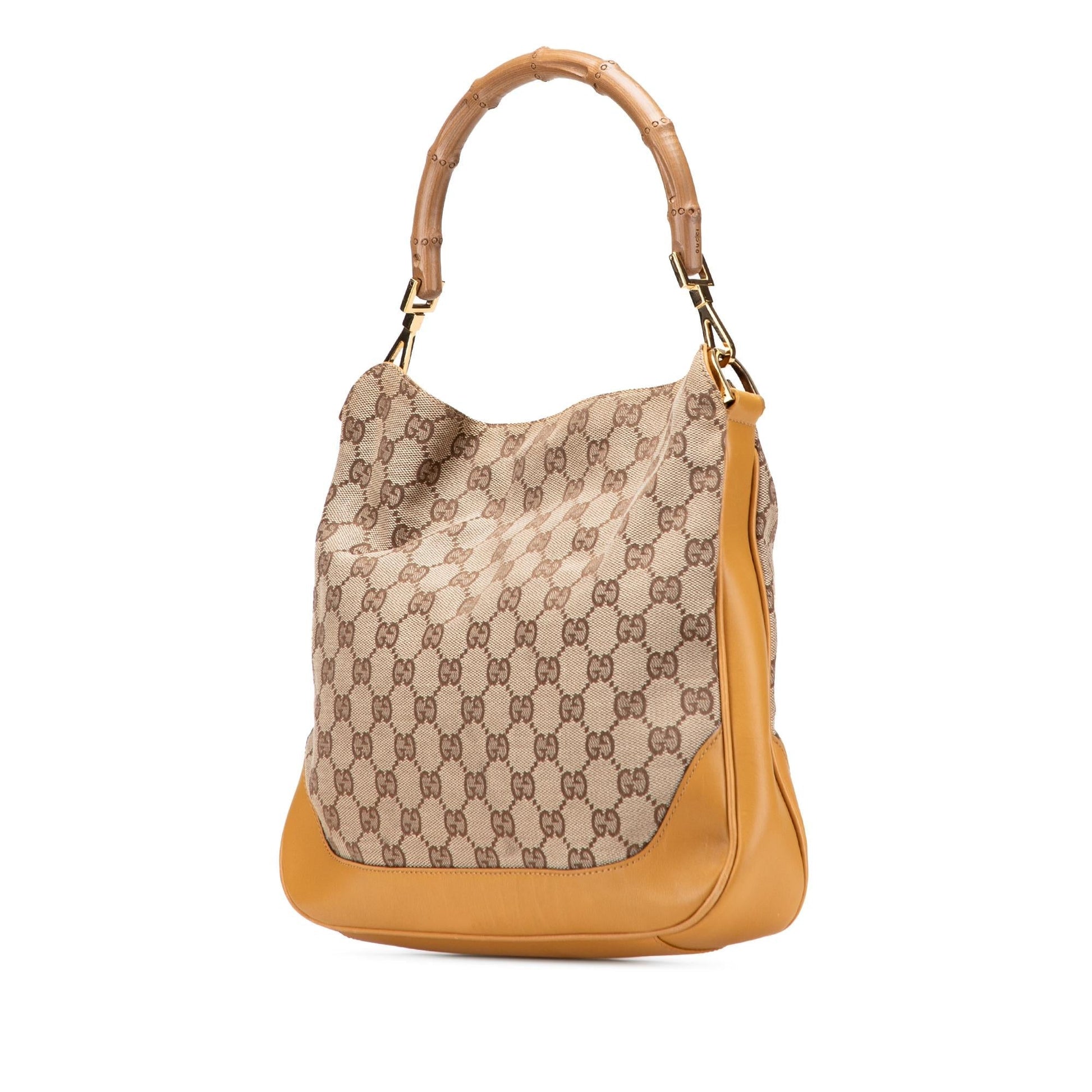 Gucci GG Bamboo Web Canvas Travel Bag