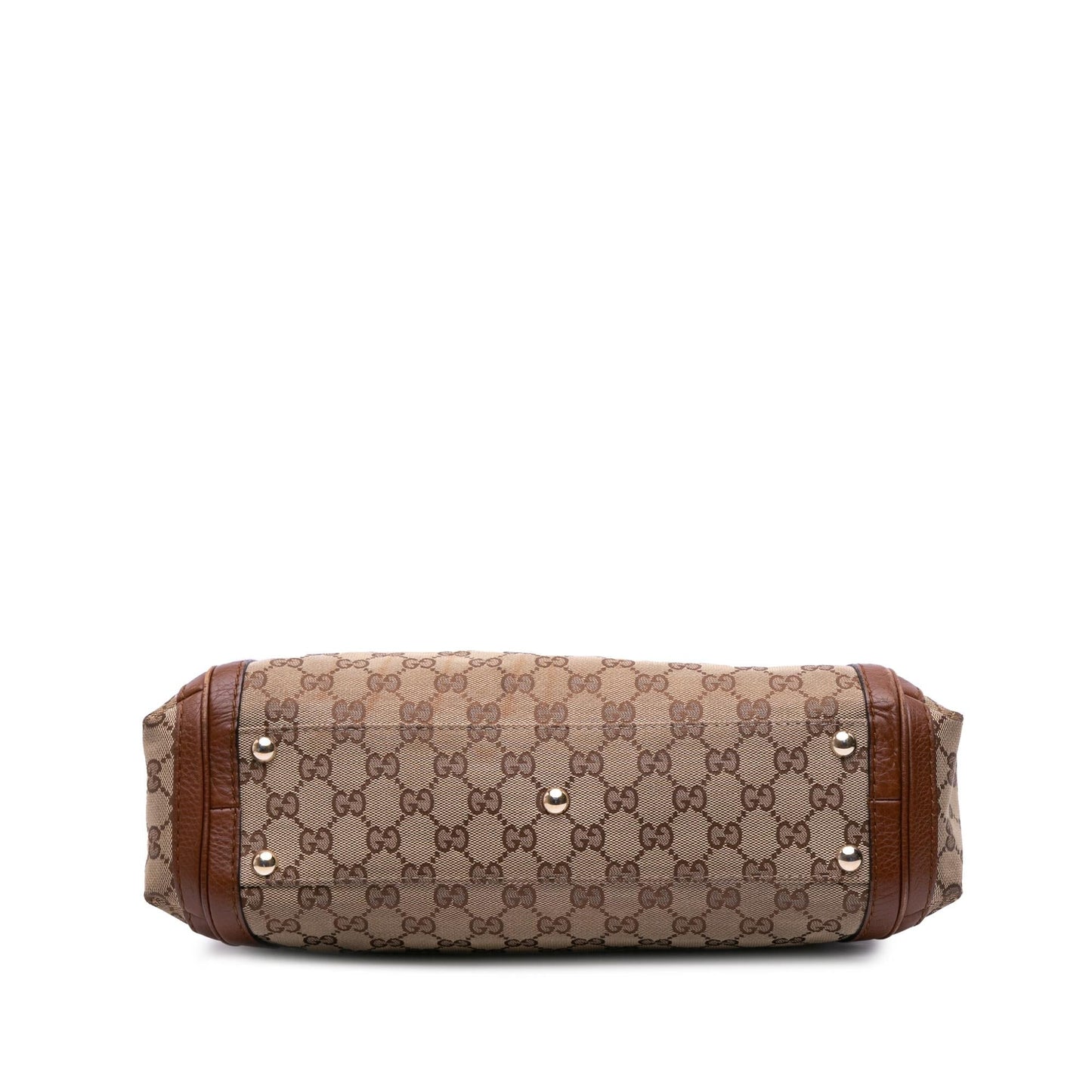 Gucci GG Bella Canvas Brown Satchel Bag