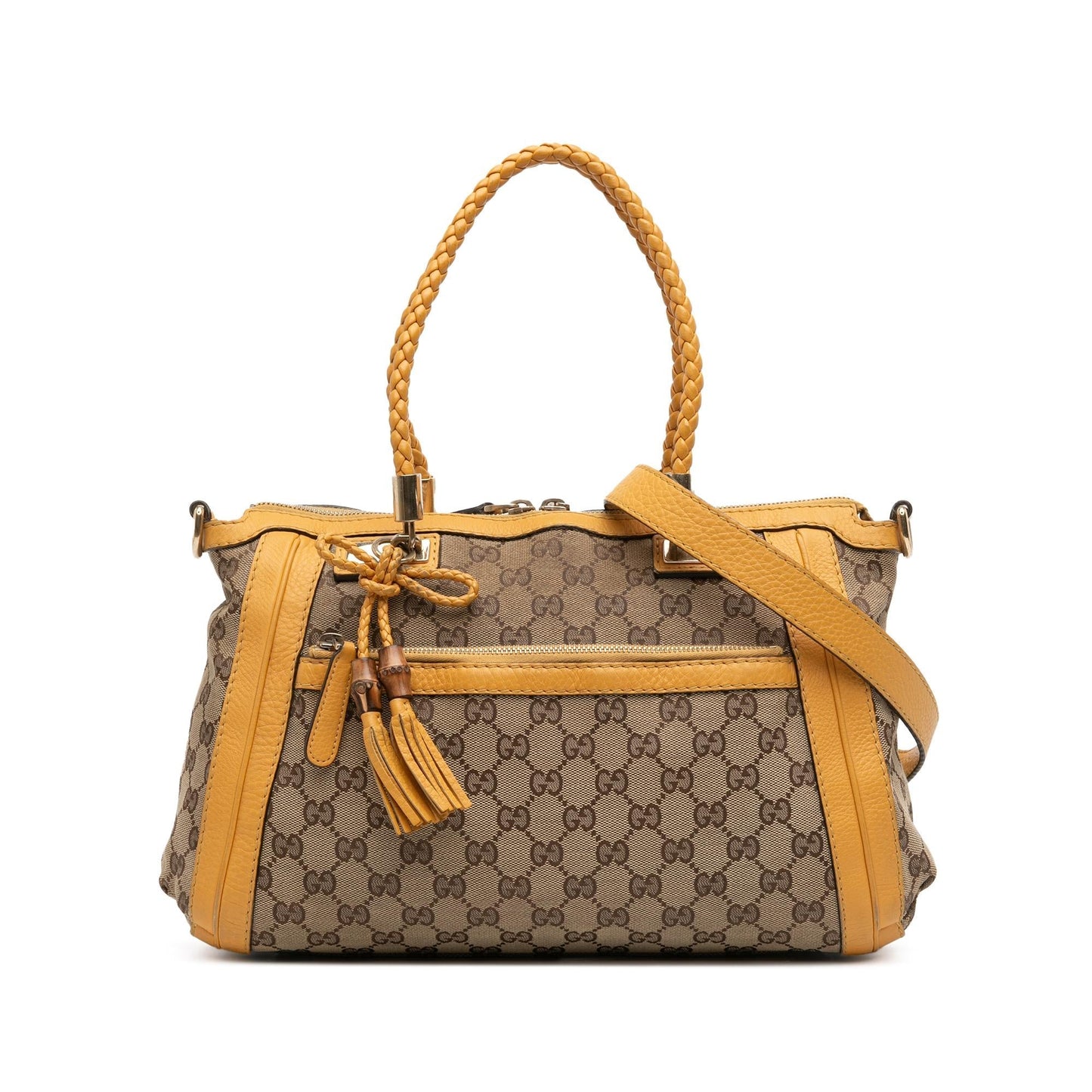 Gucci GG Bella Canvas Travel Bag Satchel 10