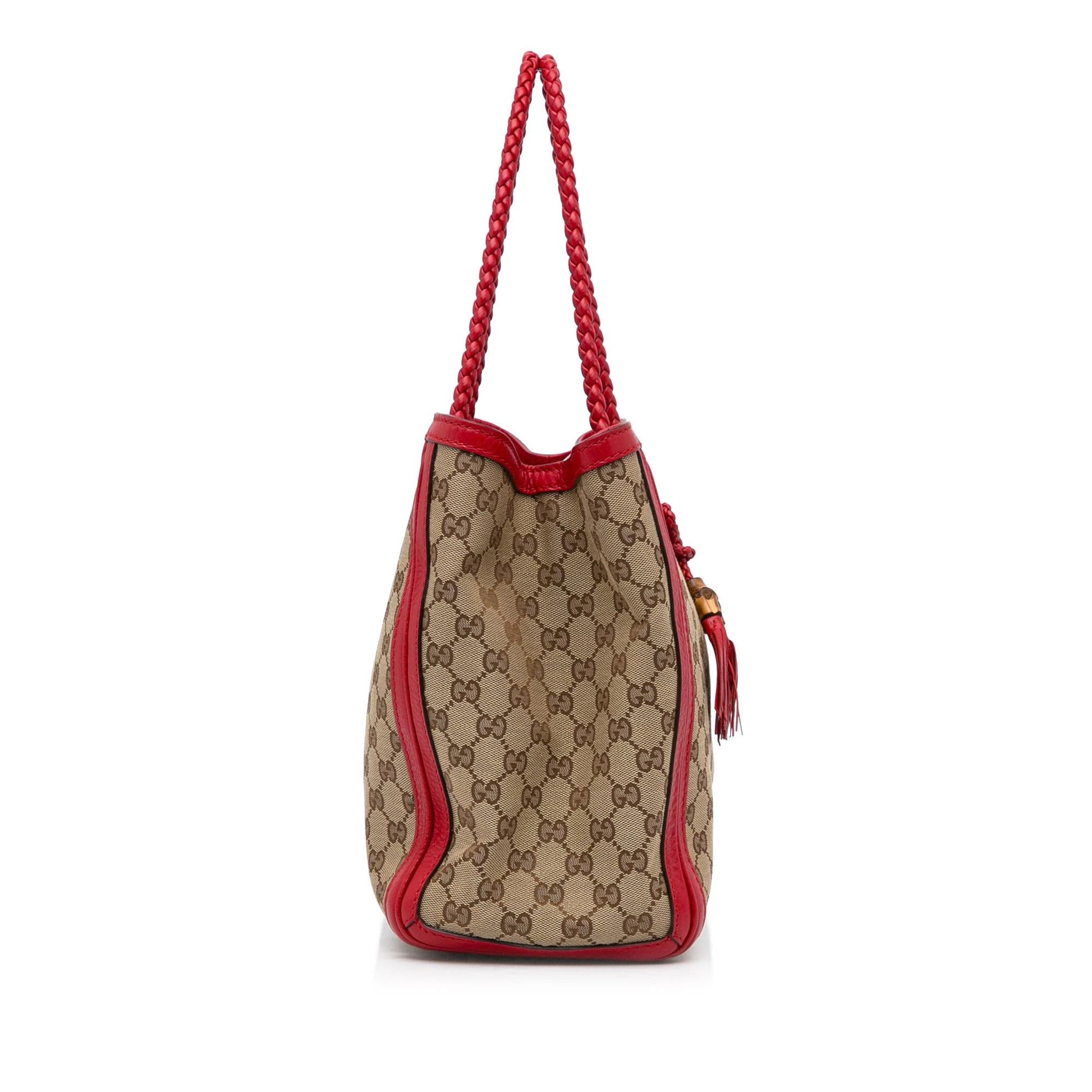 Gucci GG Bella SHG-TRYzVO Canvas Brown Tote Bag