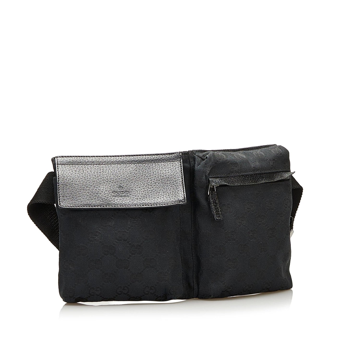 Gucci GG Belt SHG Canvas Black Accessory 3