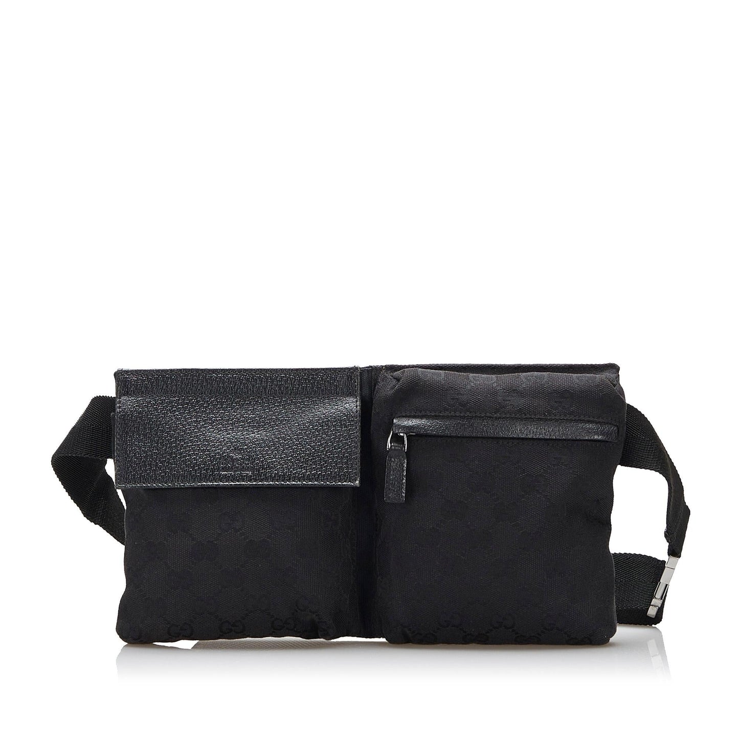 Gucci GG Belt SHG Canvas Black Accessory 5