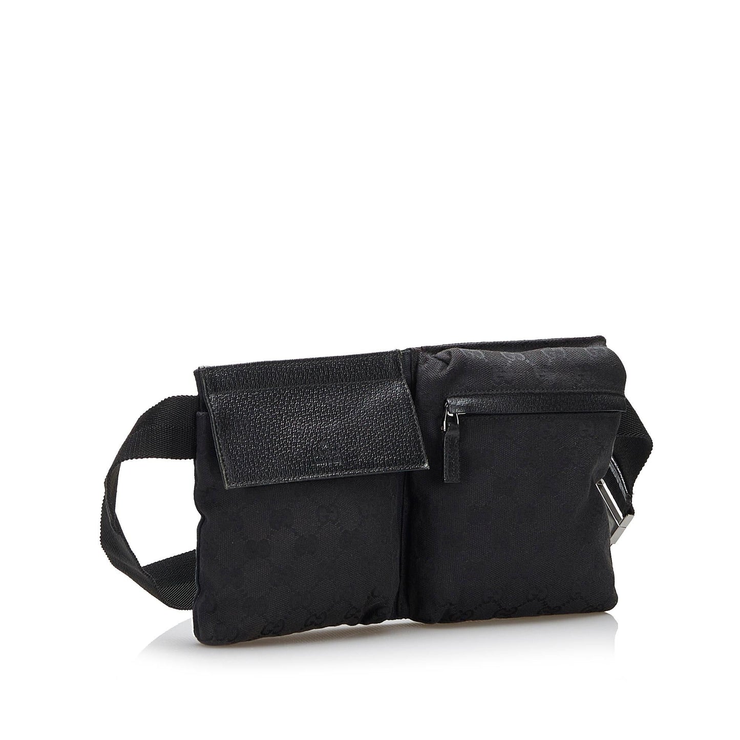 Gucci GG Belt SHG Canvas Black Accessory 5