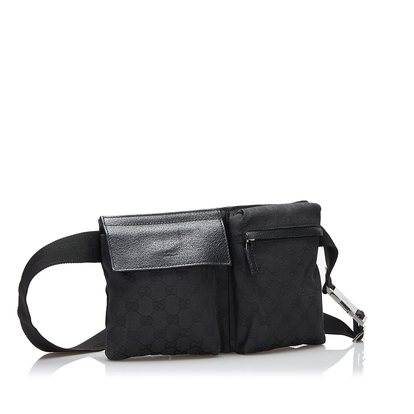 Gucci GG Belt SHG-gBxxz8 Canvas Black Accessory